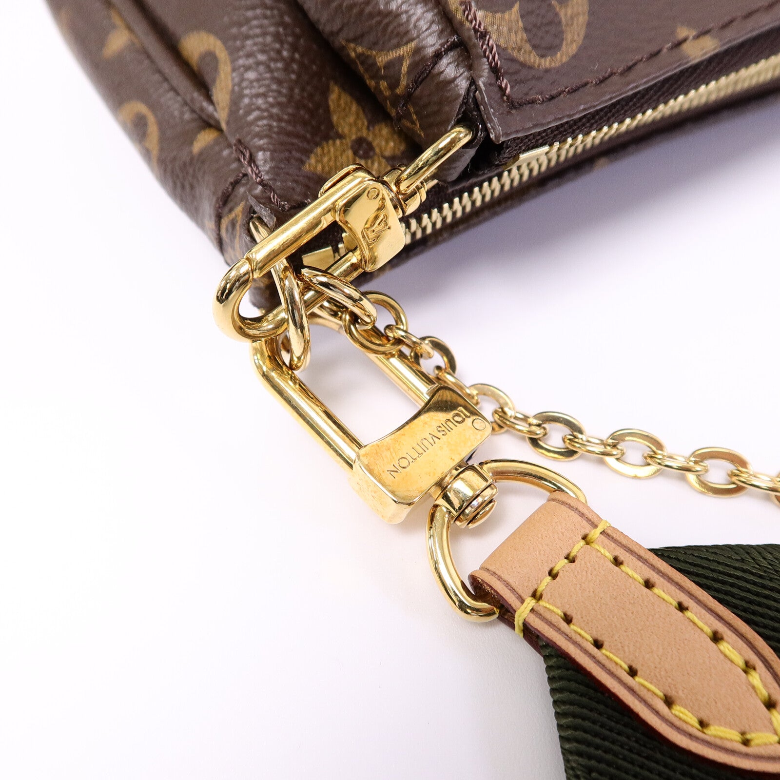 LOUIS VUITTON Monogram Multi Pochette Accessoires金扣肩背袋