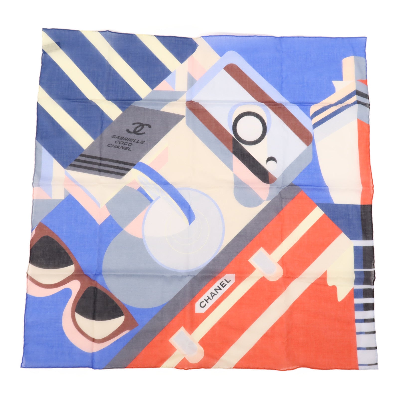 CHANEL 棉質Scarf絲巾