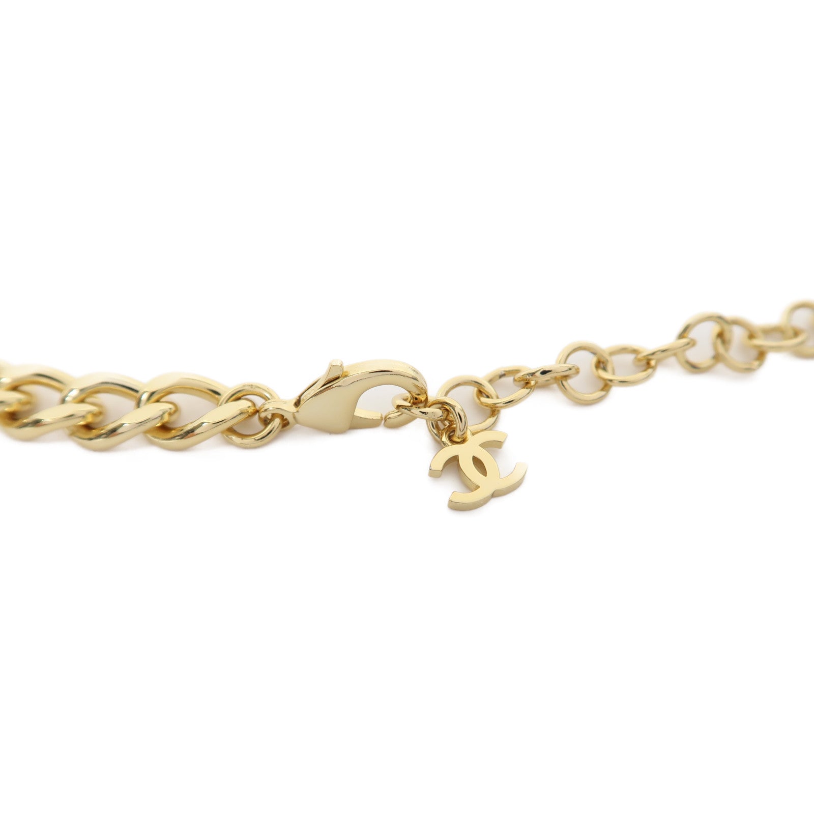 CHANEL 金屬Necklace項鍊金色