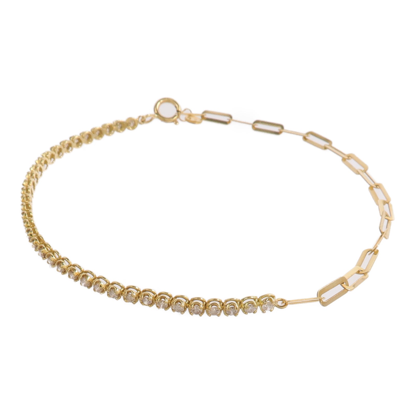 JEWELRY 18K黃金Diamond Bracelet鑽石手鏈