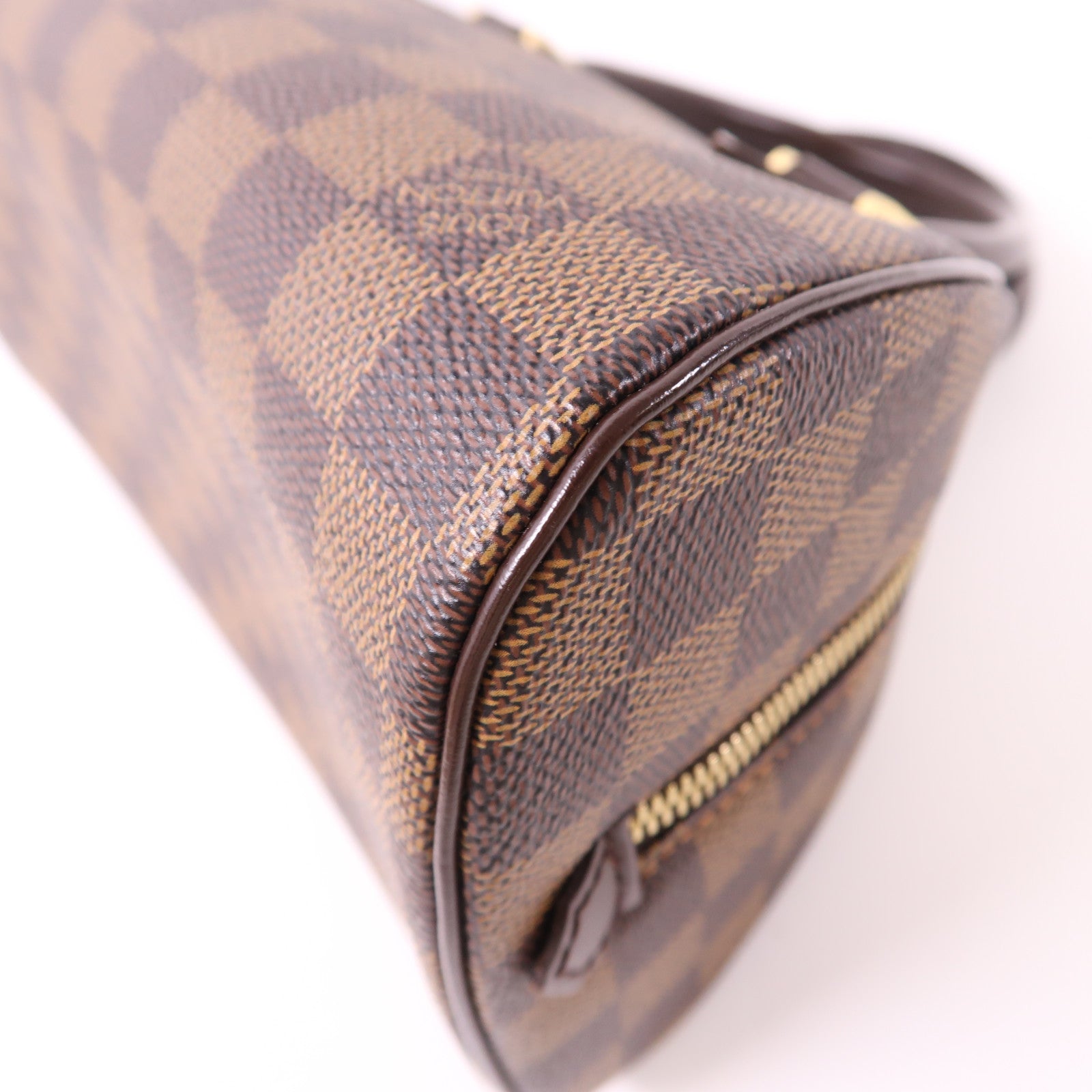 LOUIS VUITTON Damier Rivera Mini金扣手挽袋