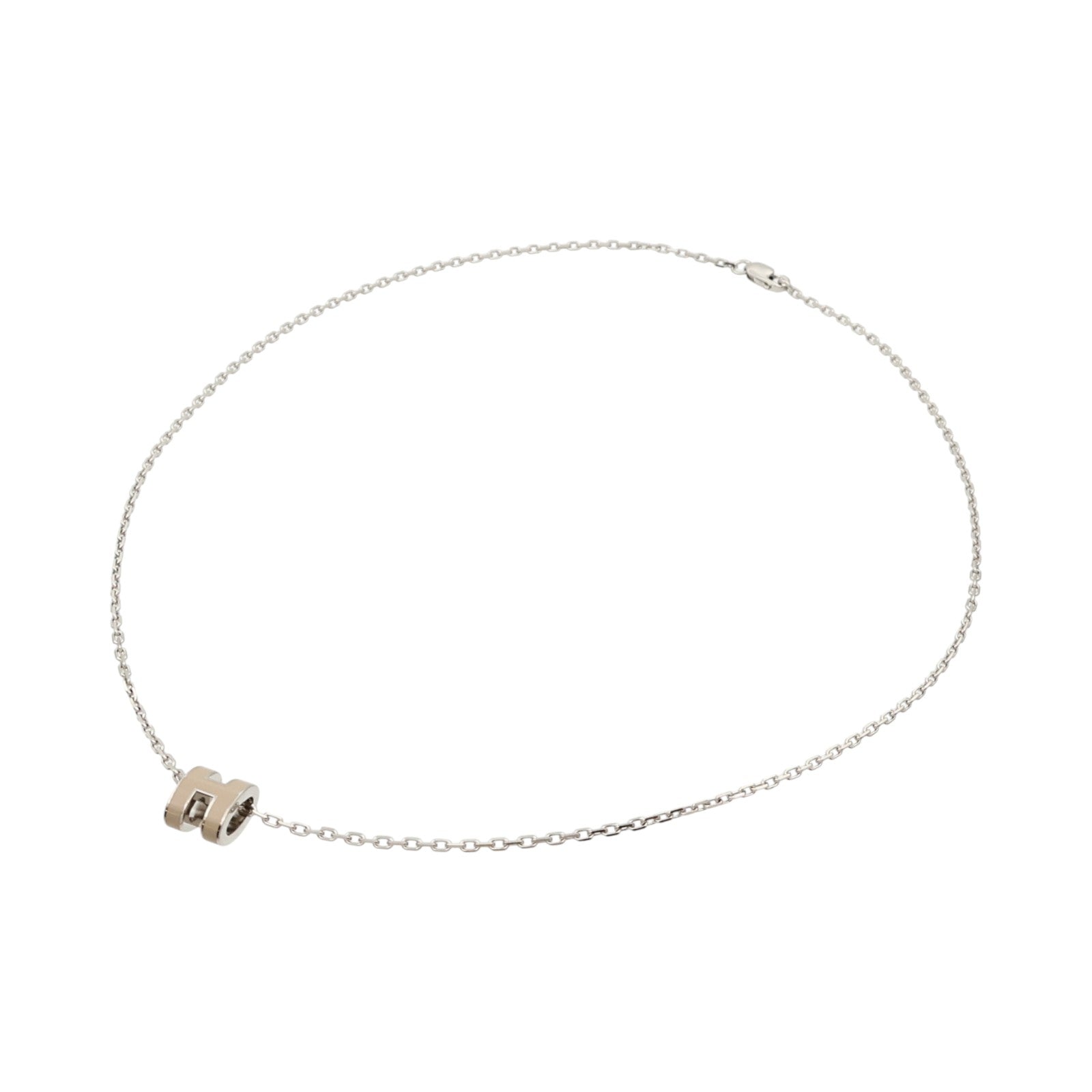 HERMES 金屬/琺瑯Mini Pop H Necklace項鍊Chai
