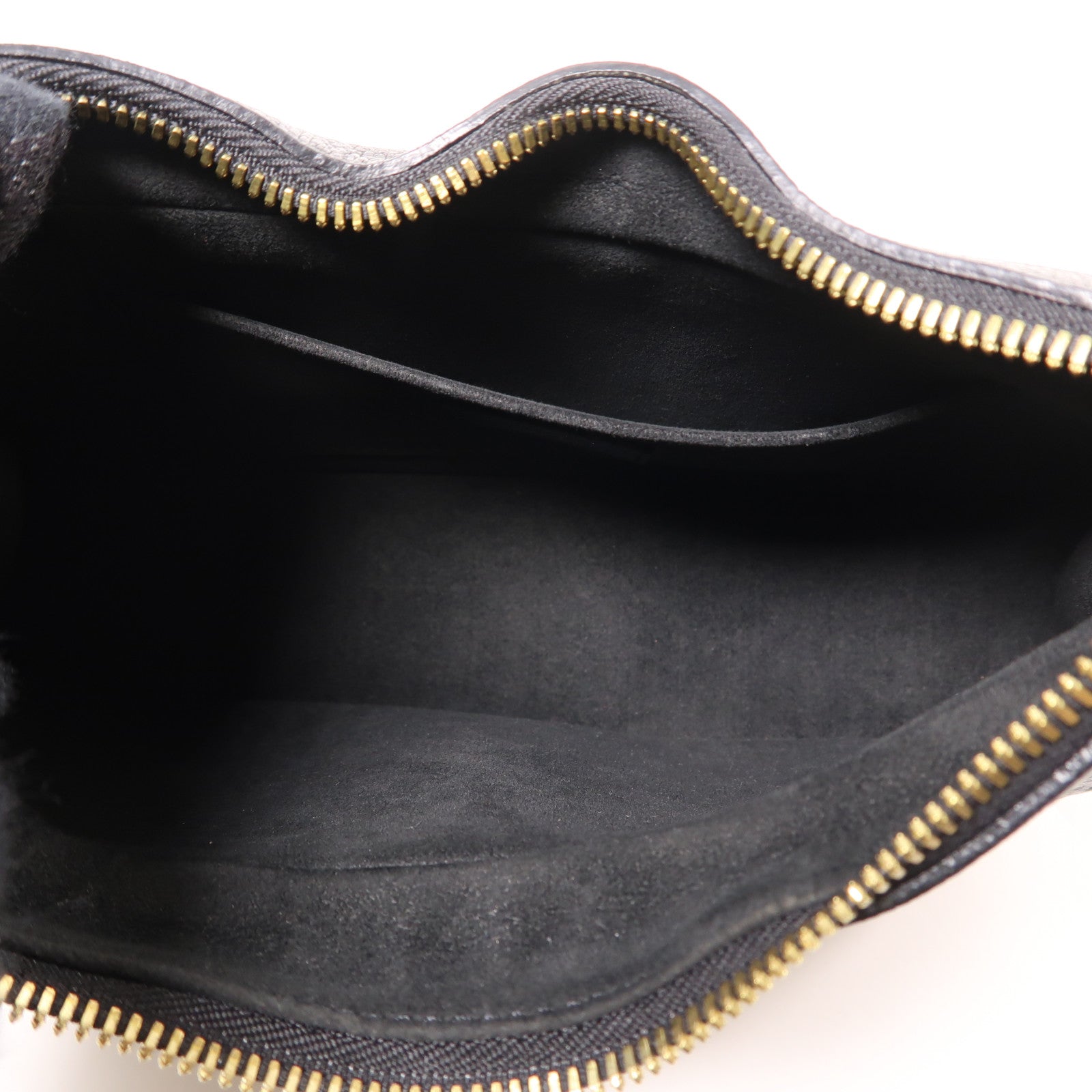 LOUIS VUITTON Monogram Empreinte Bagatelle金扣手挽肩背兩用袋