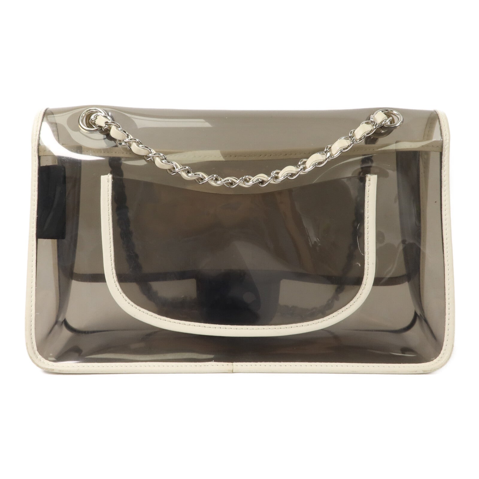 CHANEL PVC Chain Shoulder Bag鏈帶肩背袋