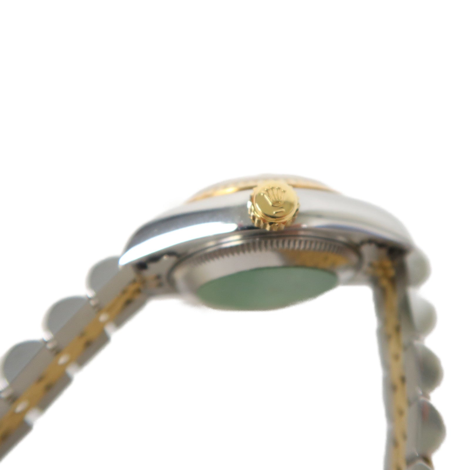 ROLEX Lady Datejust 18K黃金/不鏽鋼手錶自動機芯金色/銀色