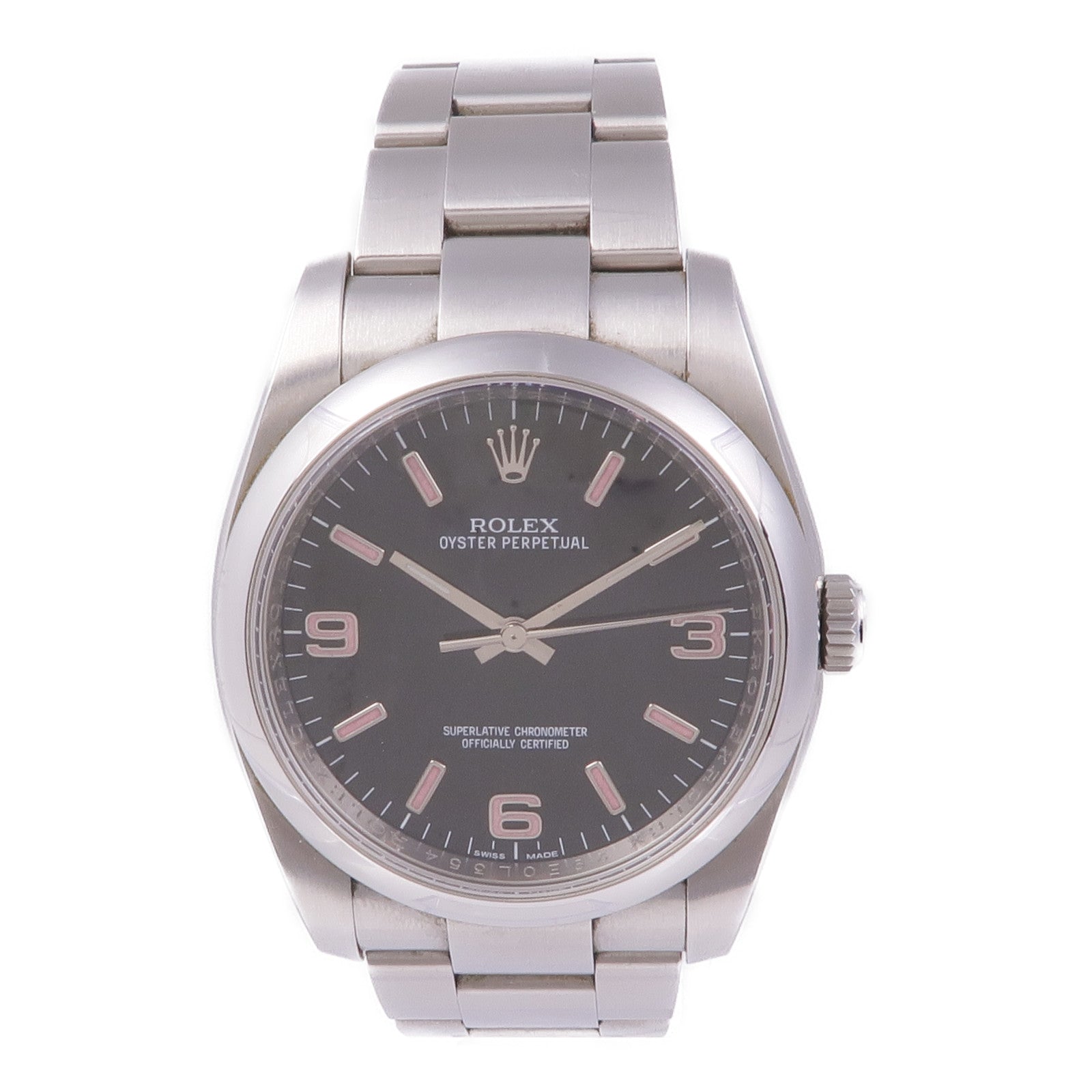 ROLEX Oyster Perpetual 36mm 116000 Automatic Watch Stainless Steel Black