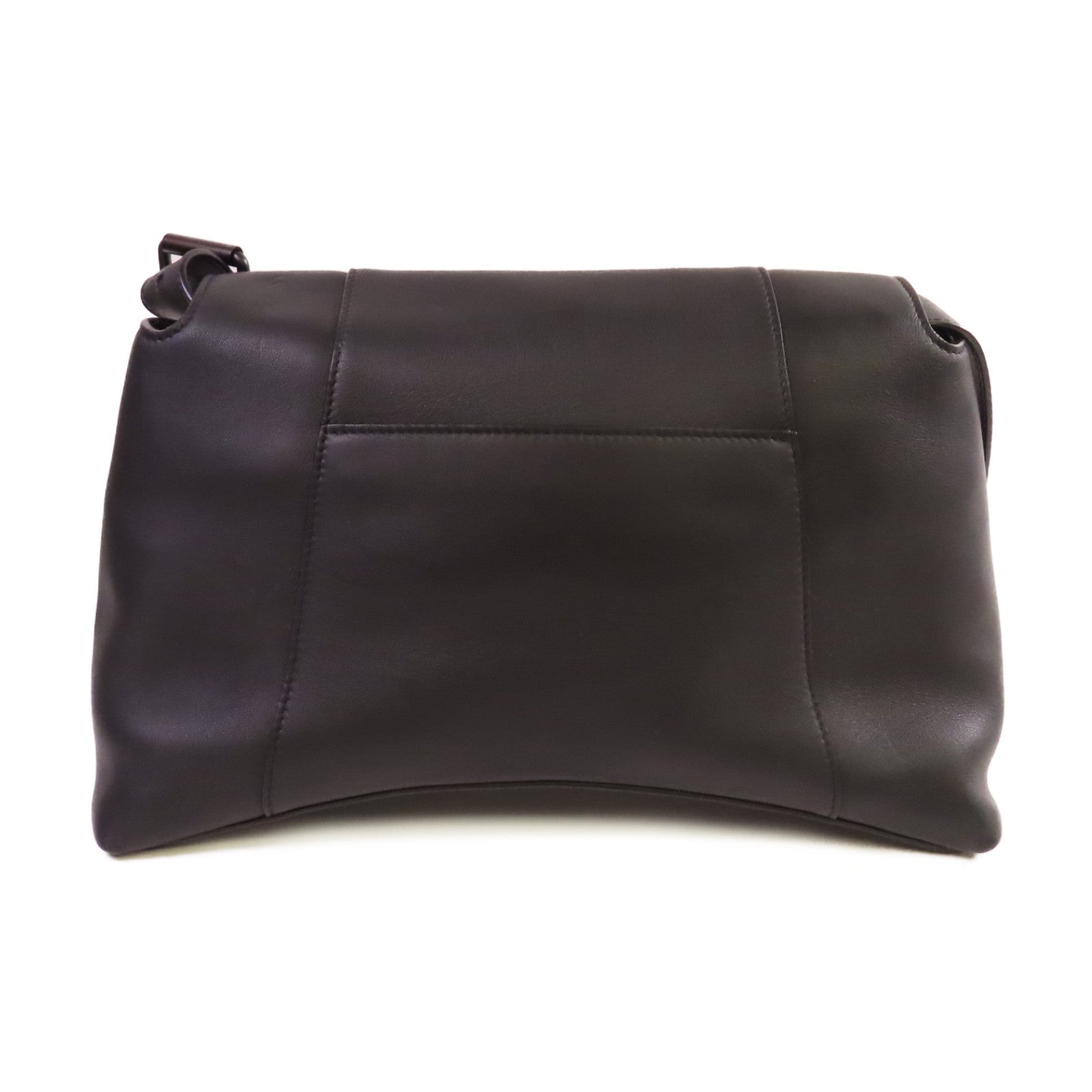 BALENCIAGA 牛皮皮革Downtown Medium Shoulder Bag肩背袋黑色