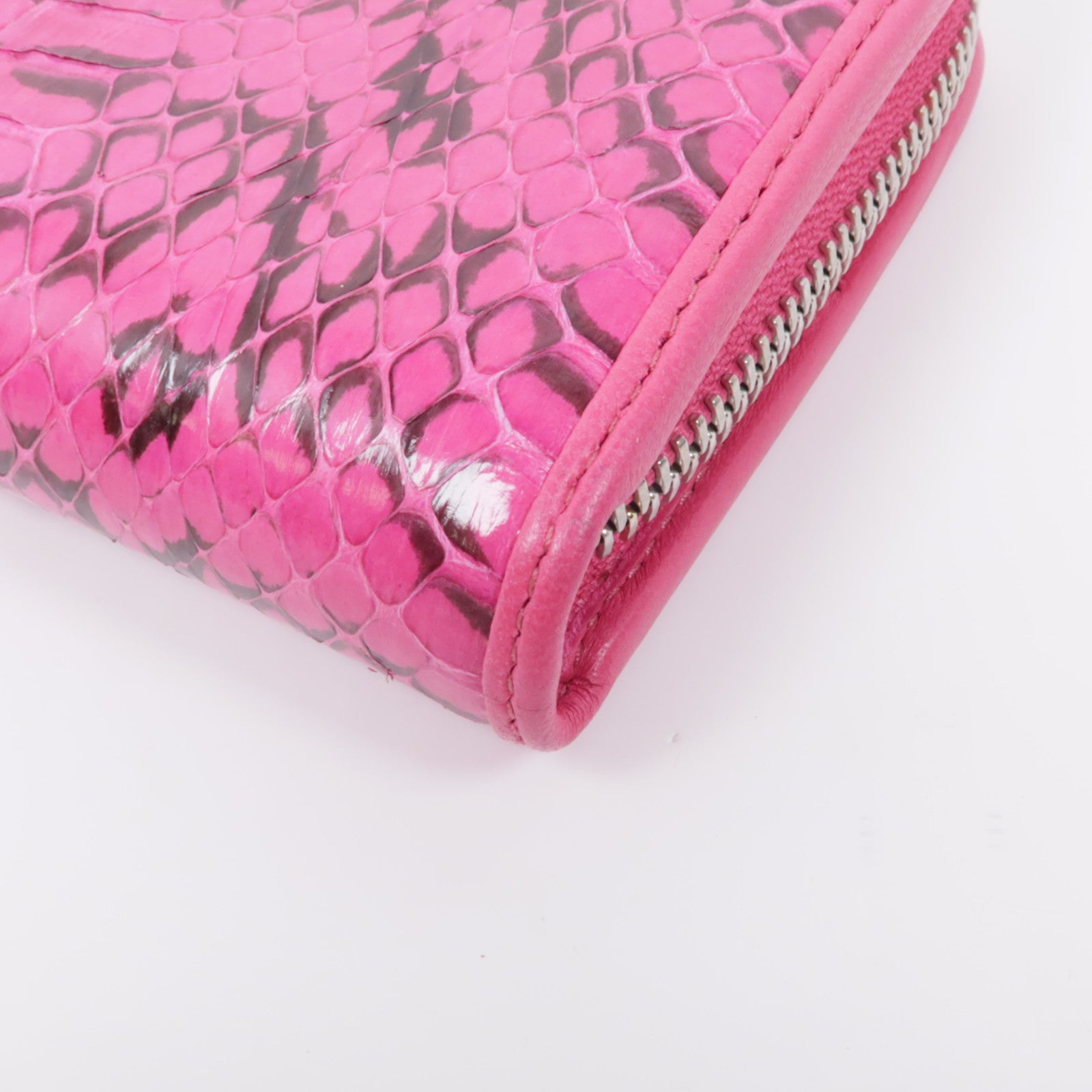 LOEWE 【激減優惠】牛皮皮革Zipped Long Wallet銀扣長錢包