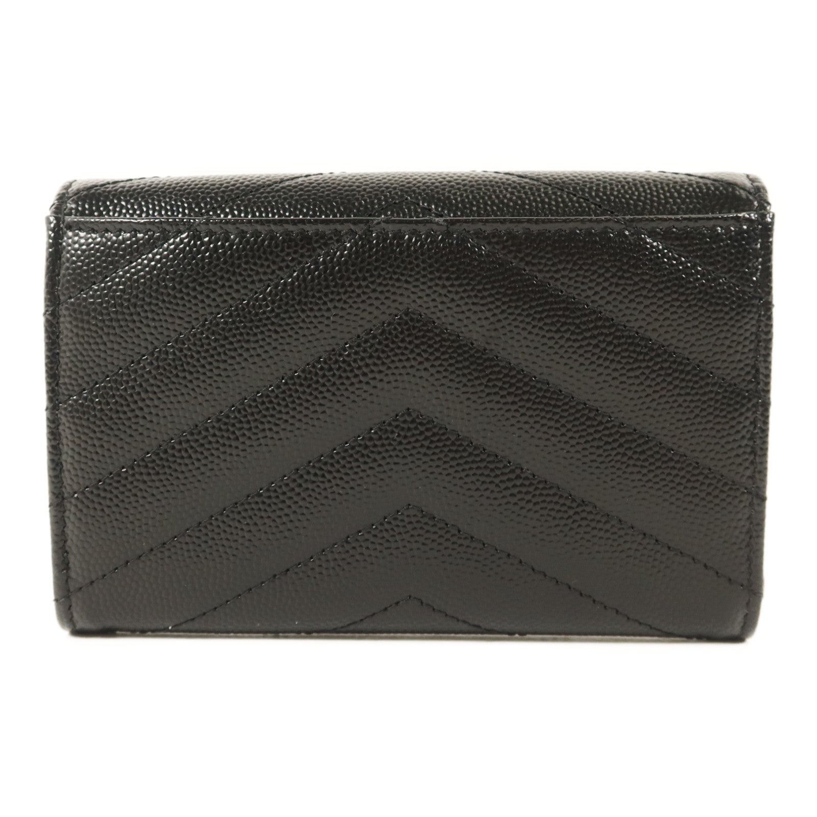 SAINT LAURENT 牛皮皮革Cassandre Matelasse Small Wallet錢包