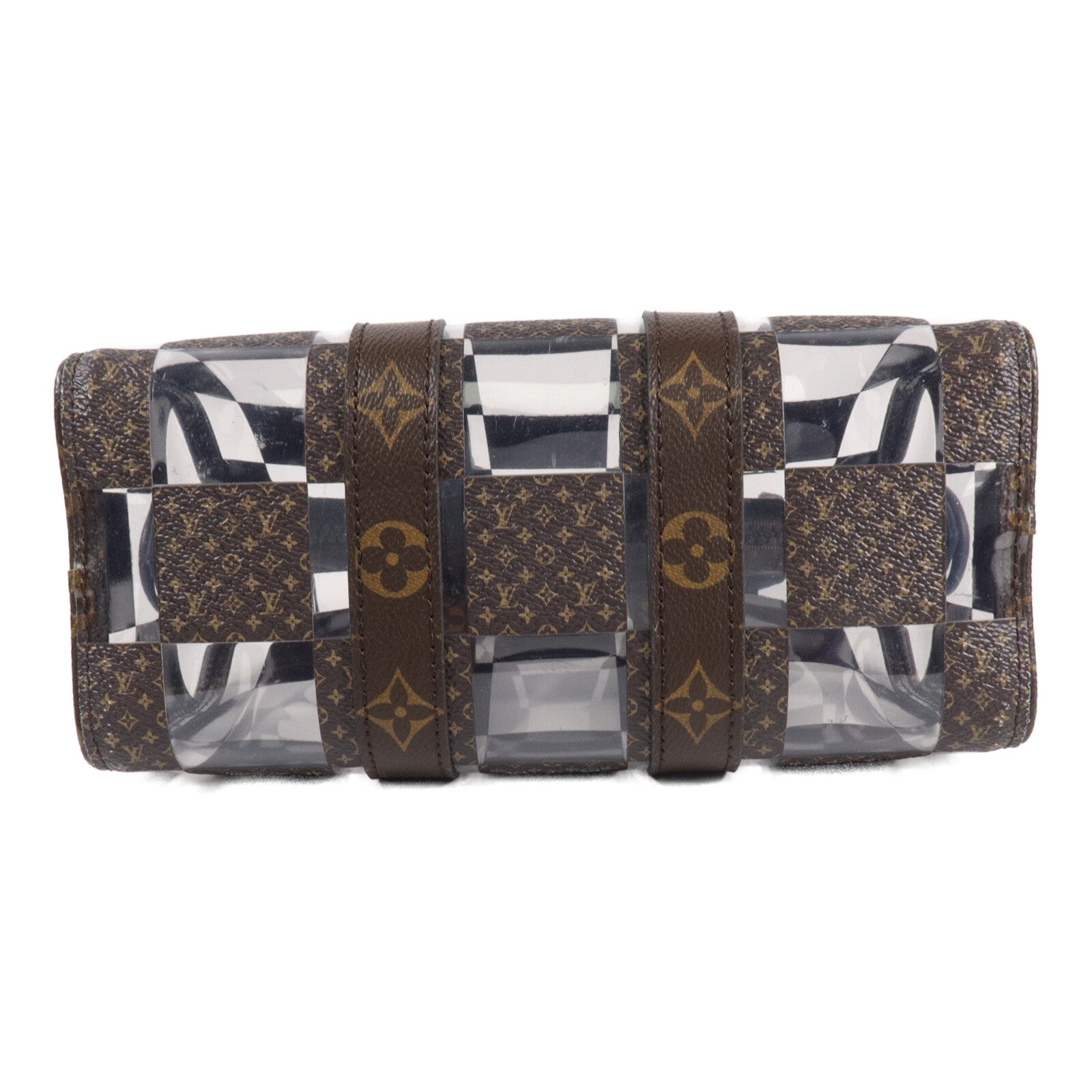 LOUIS VUITTON Monogram Chess Keepall Bandoulie 25手挽肩背兩用袋