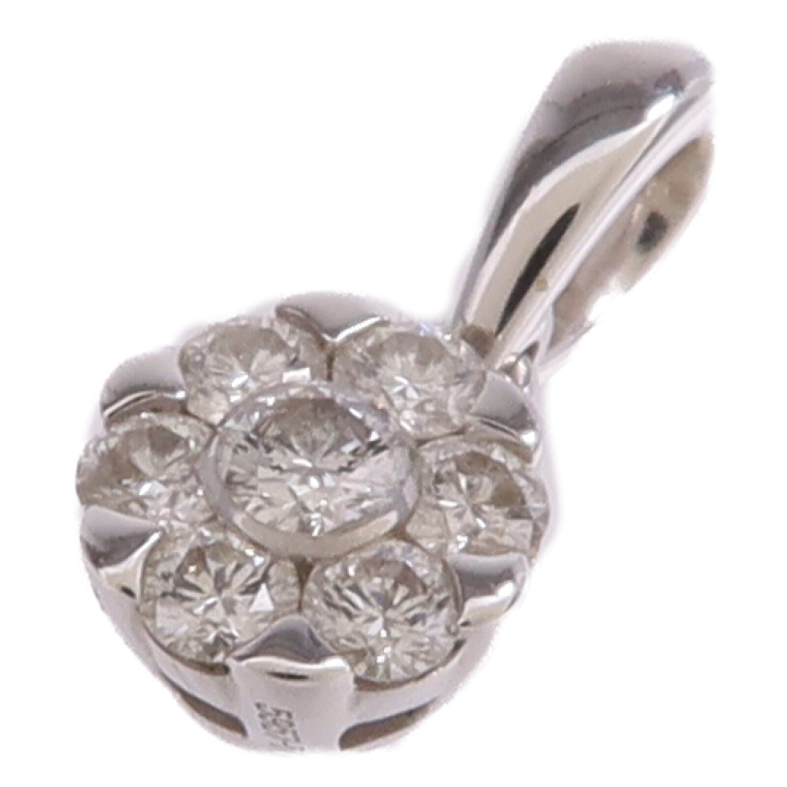 JEWELRY 18K白金Diamond Pendant Top鑽石吊墜