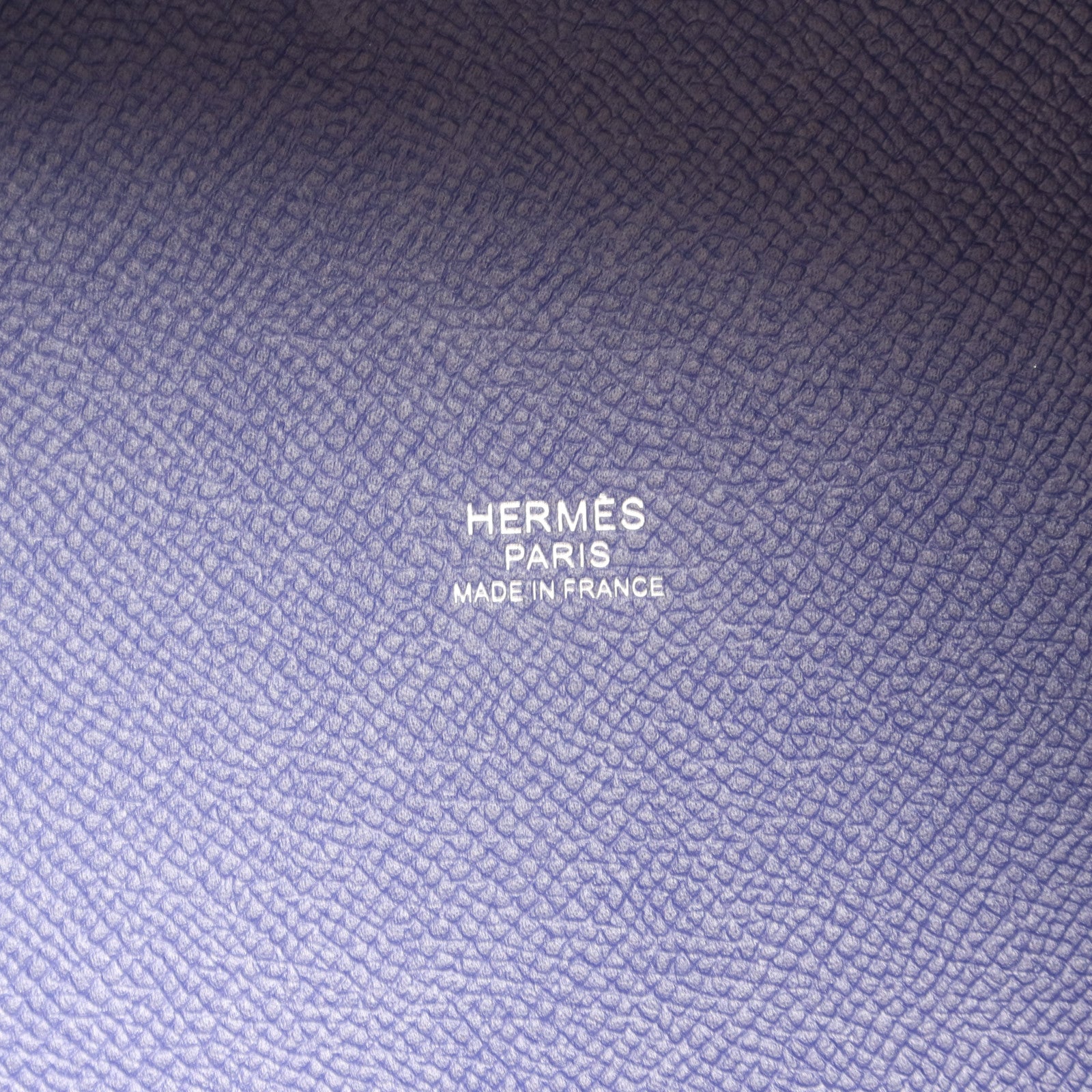 HERMES Epsom皮革Picotin Lock 18銀扣手挽袋Bleu Encre