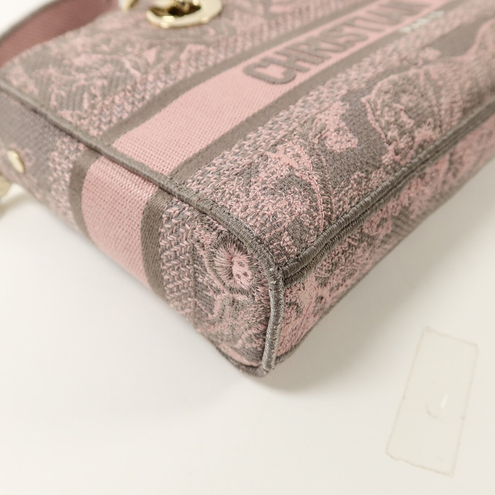 Dior 帆布Lady D-Joy Medium手挽肩背兩用袋