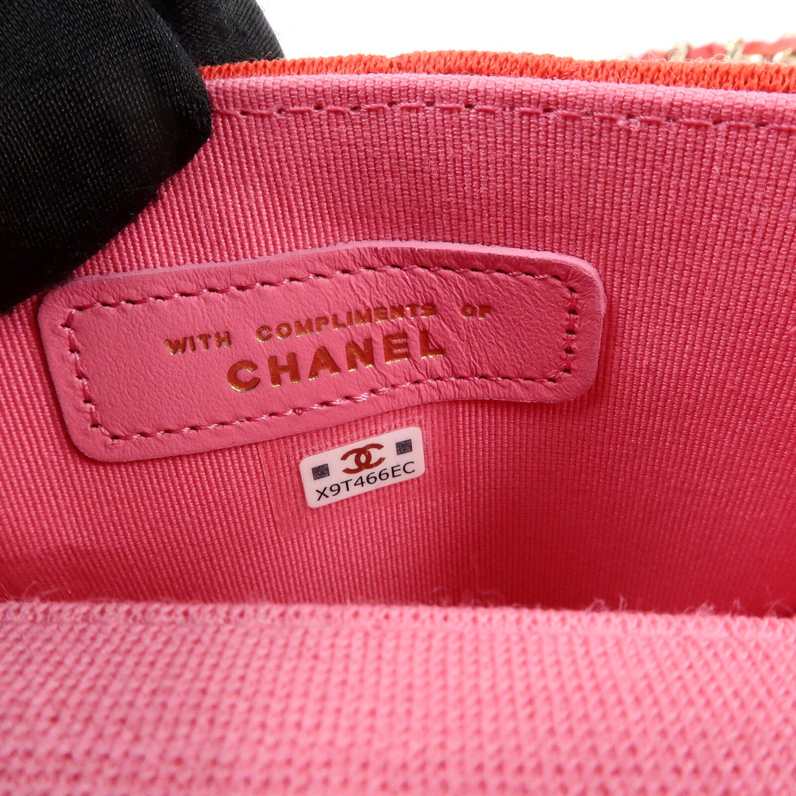 CHANEL Jersey Fabric Mini Flap Clutch With Chain鏈帶肩背袋