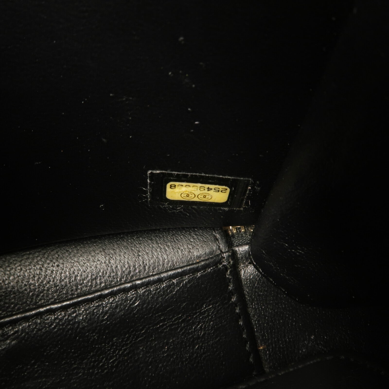 CHANEL 牛皮皮革Vanity Case 17cm鏈帶手挽肩背兩用袋