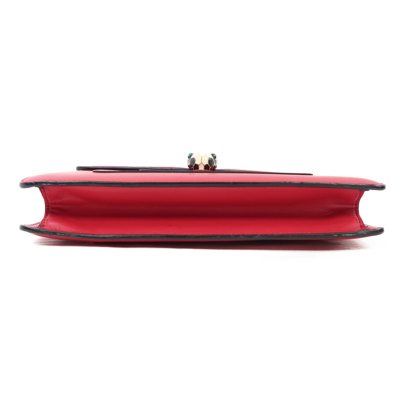 BVLGARI 牛皮皮革Serpenti Forever Bag Medium金扣鏈帶肩背袋粉紅色