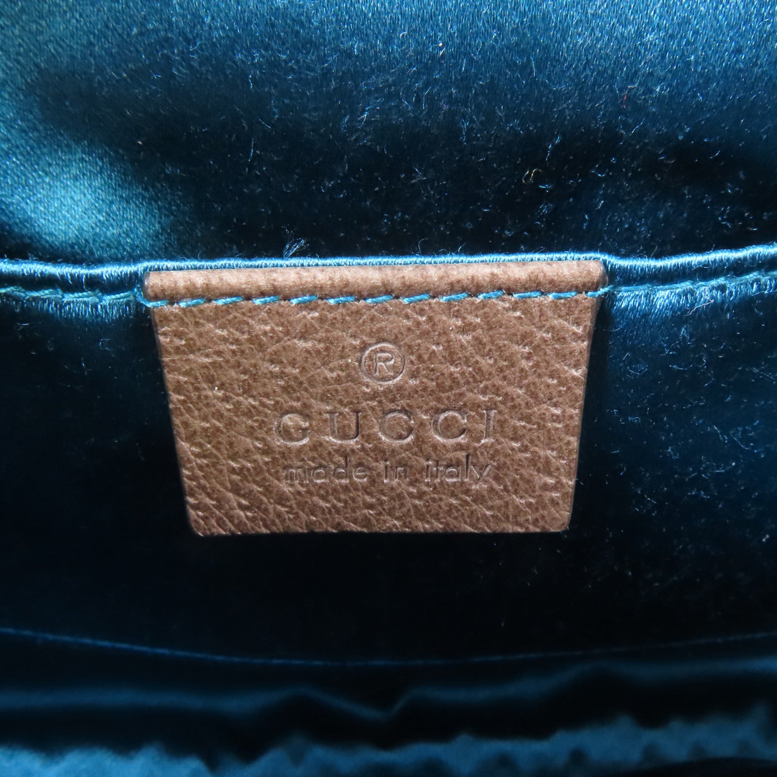 GUCCI 【激減優惠】塗層帆布GG Supreme Ophidia金扣鏈帶肩背袋啡色