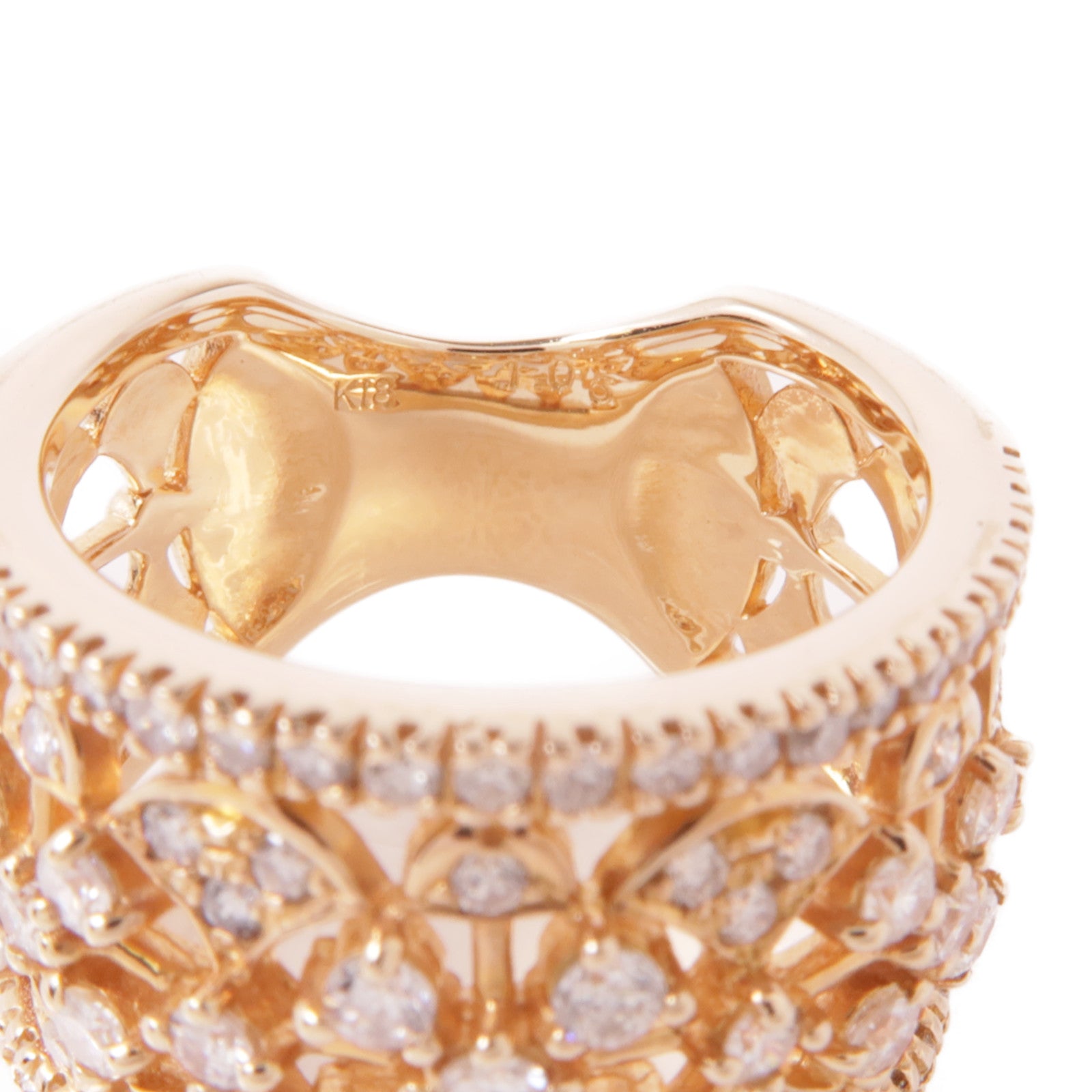 JEWELRY 【激減優惠】18K玫瑰金Diamond Ring鑽石戒指US#5.75