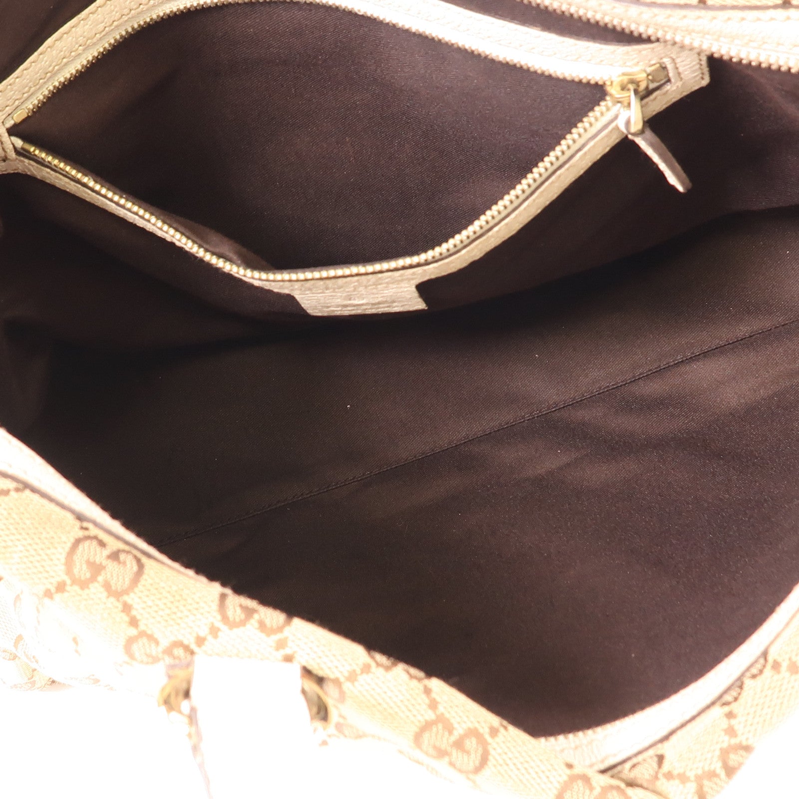 GUCCI 帆布Shoulder Bag金扣肩背袋