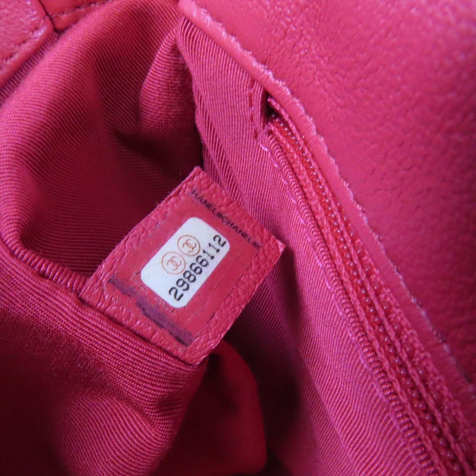 CHANEL 羊皮皮革C19金扣鏈帶手挽肩背兩用袋