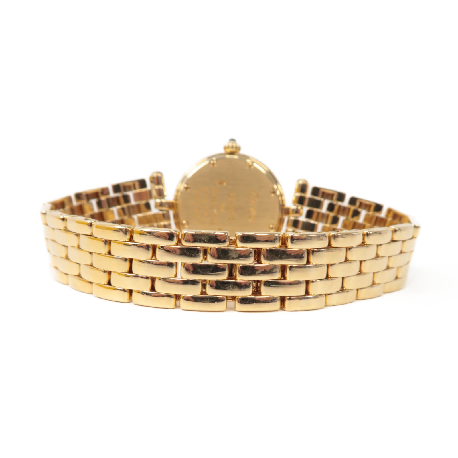 CARTIER Panthere SM 18K黃金手錶石英機芯米色