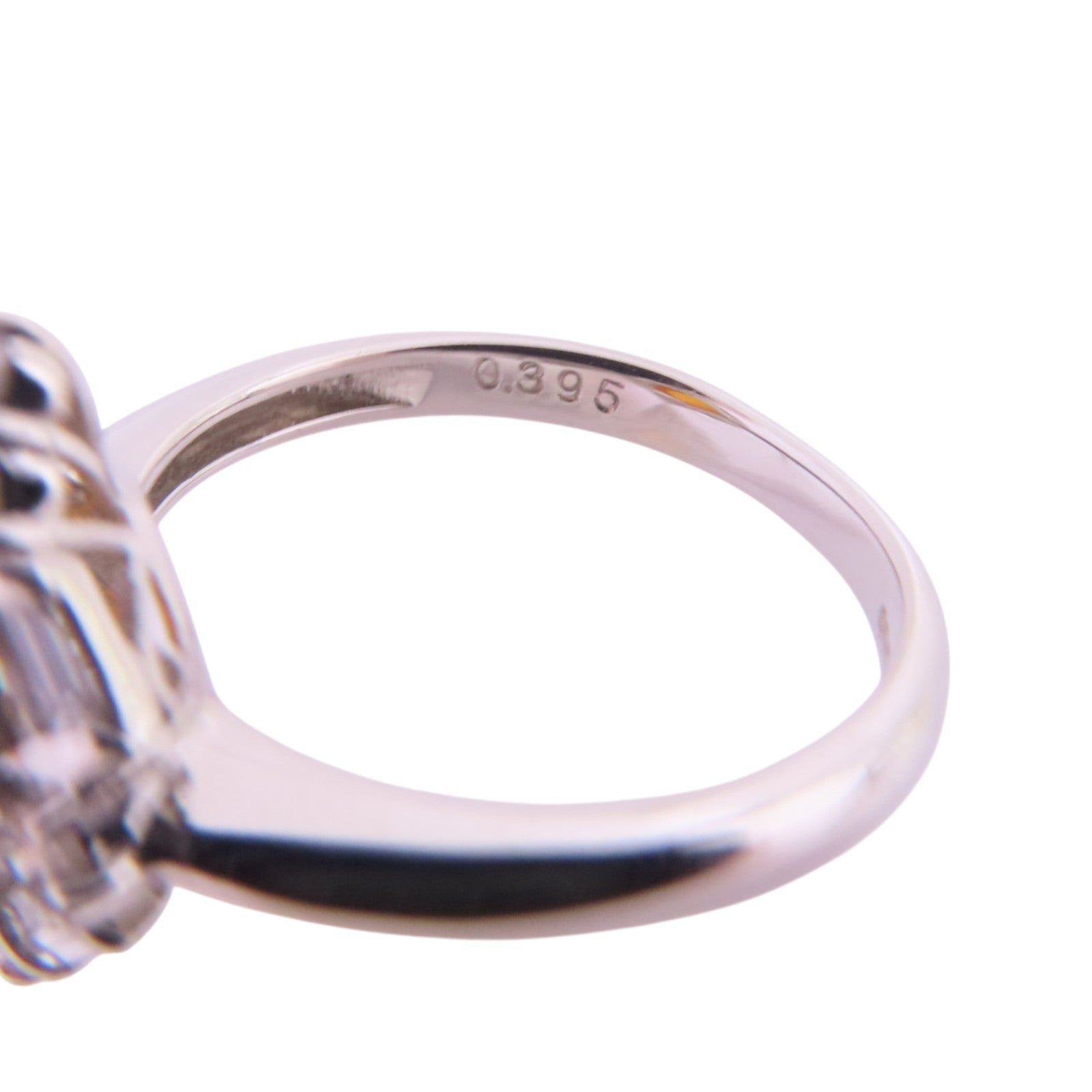 JEWELRY PT900鉑金/火蛋白石/鑽石Orange Opal Diamond Ring戒指US#5.5