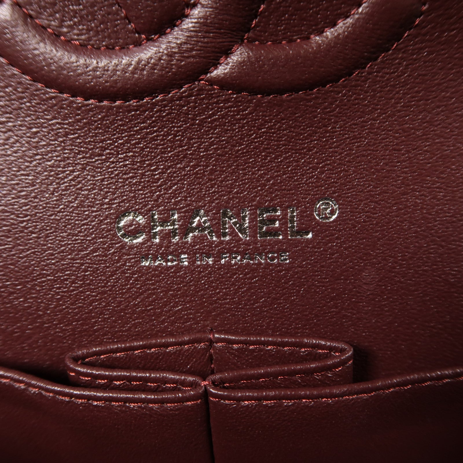 CHANEL 牛皮皮革Classic 25銀扣鏈帶肩背袋