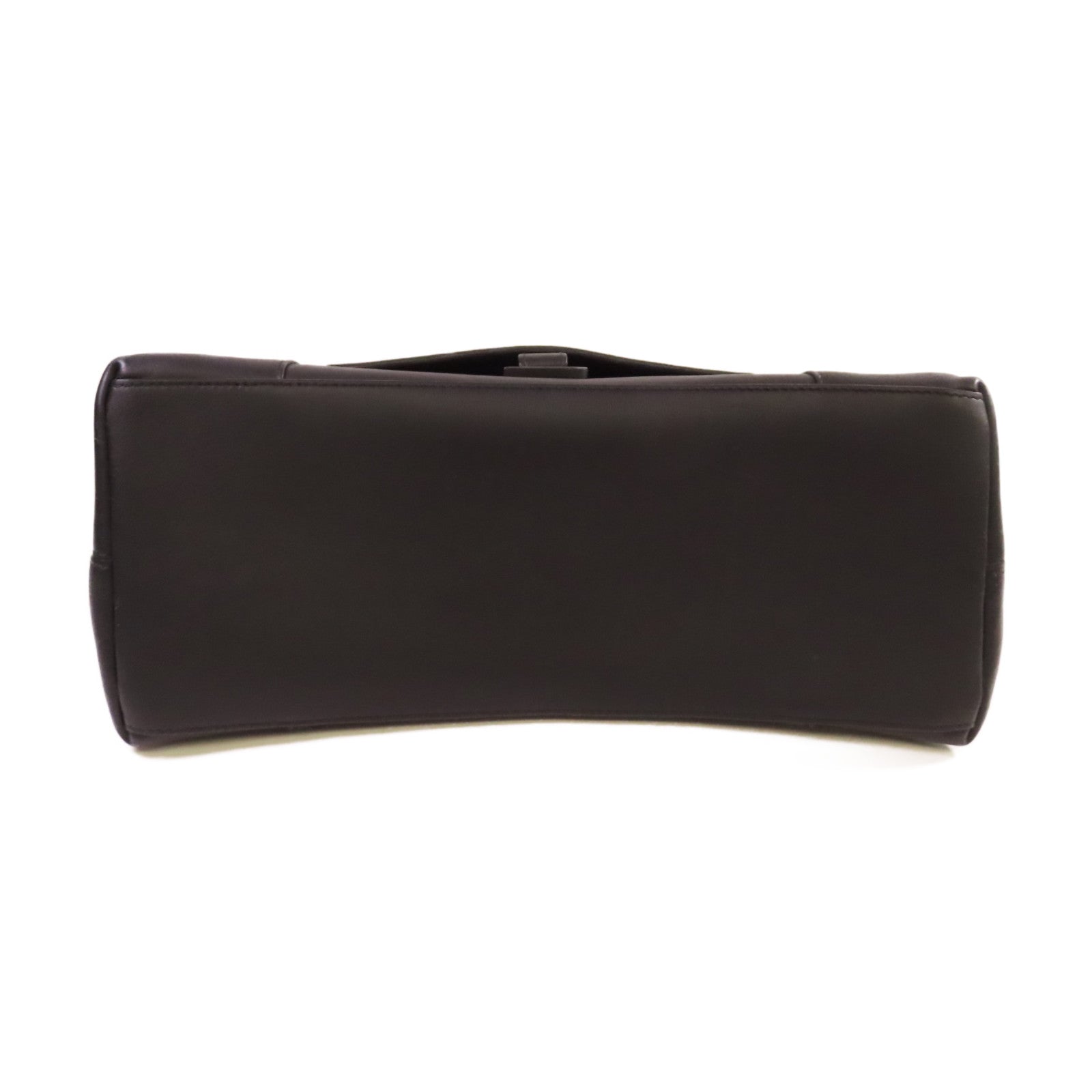 BALENCIAGA 牛皮皮革Downtown Medium Shoulder Bag肩背袋黑色