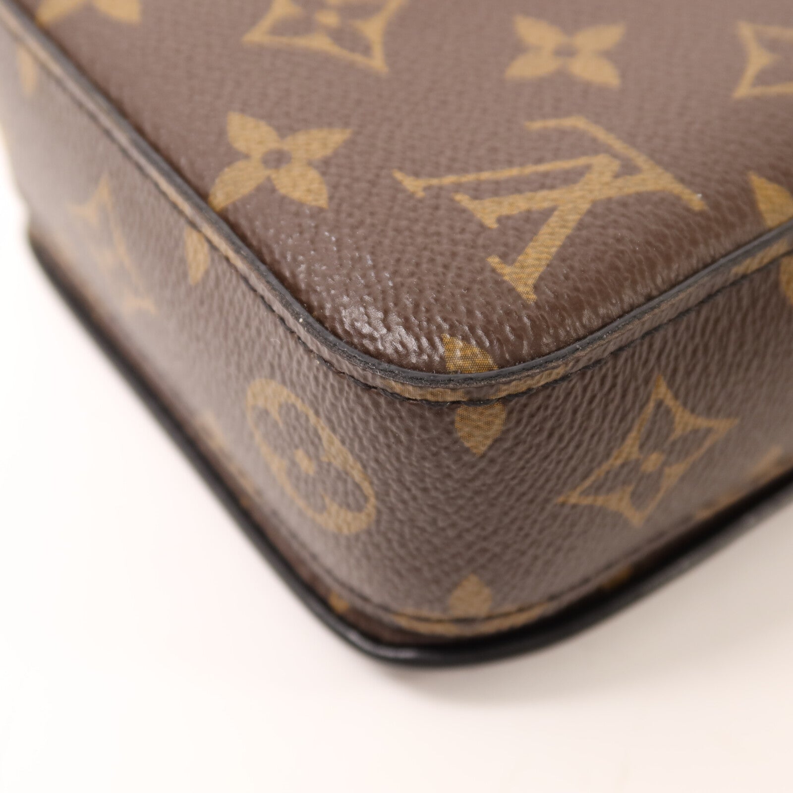 LOUIS VUITTON Monogram Macassar S-Lock肩背袋