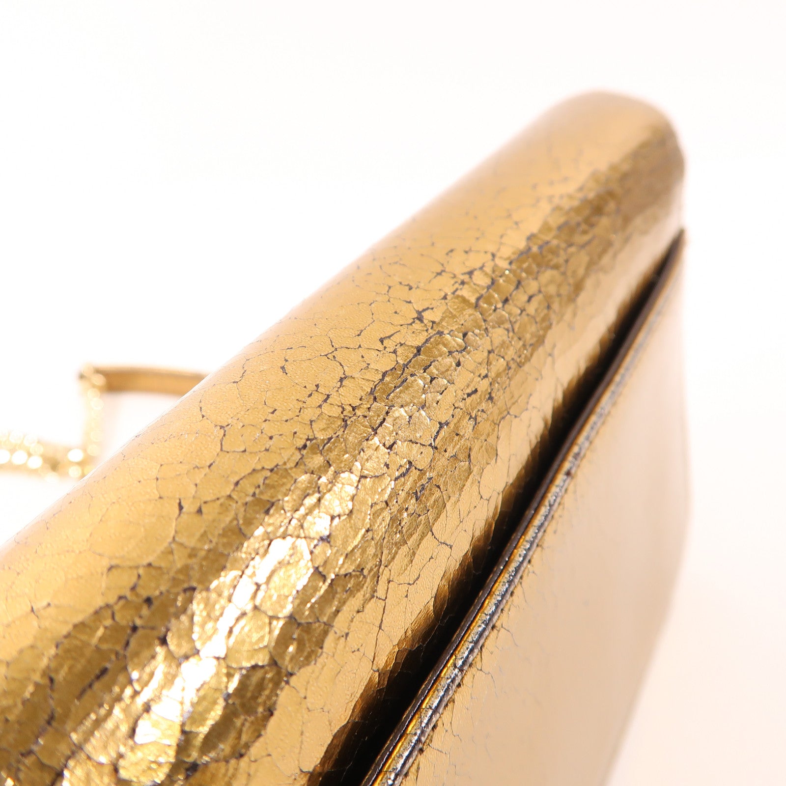 Dior 【激減優惠】皮革Chain Shoulder金扣鏈帶肩背袋