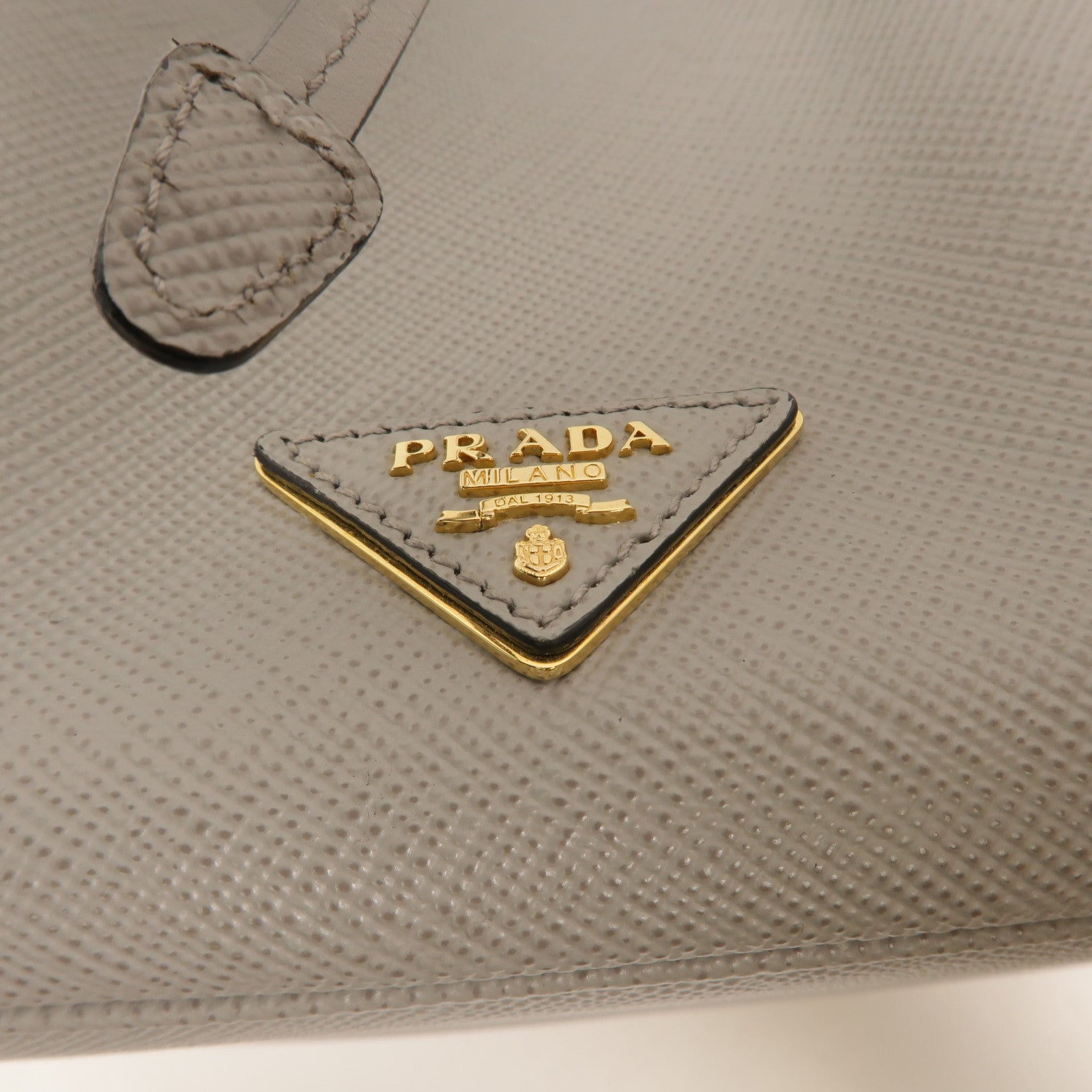 PRADA 牛皮皮革Bucket Bag手挽肩背兩用袋