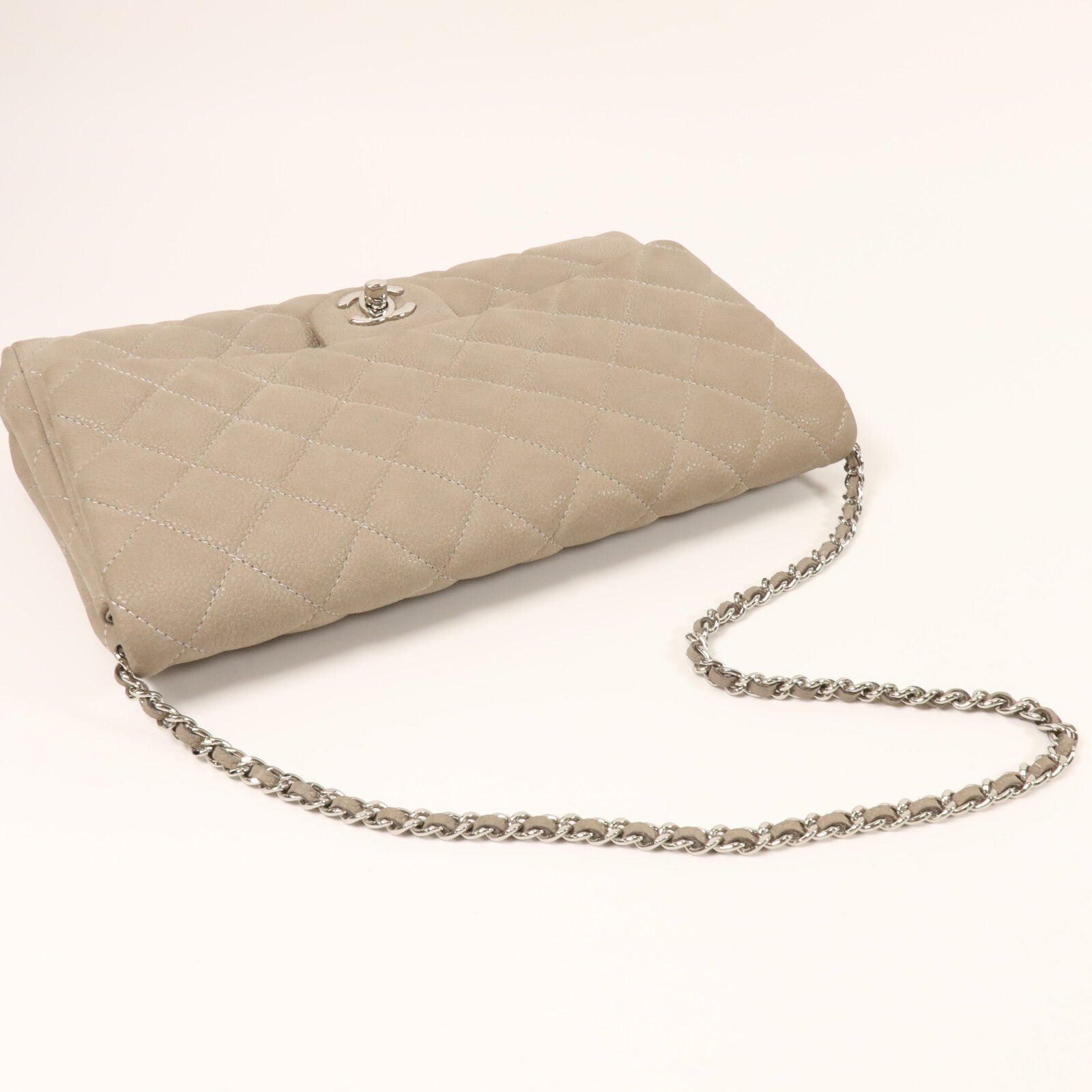 CHANEL 牛皮皮革Chain Shoulder鏈帶肩背袋