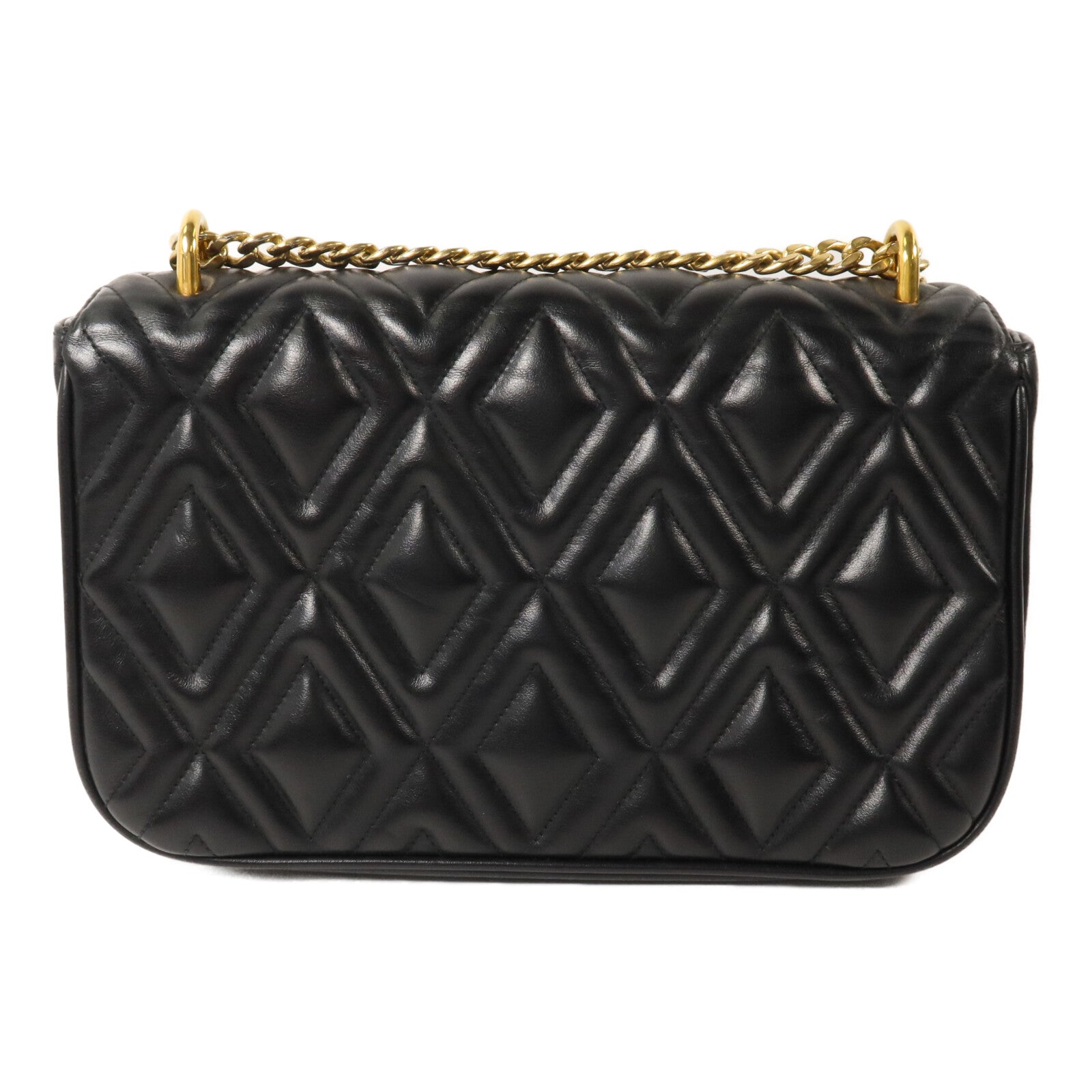 Miu Miu 牛皮皮革Shoulder Bag鏈帶肩背袋