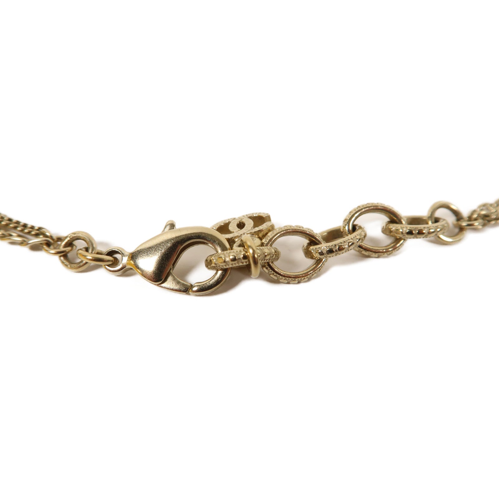 CHANEL 金屬Necklace項鍊金色