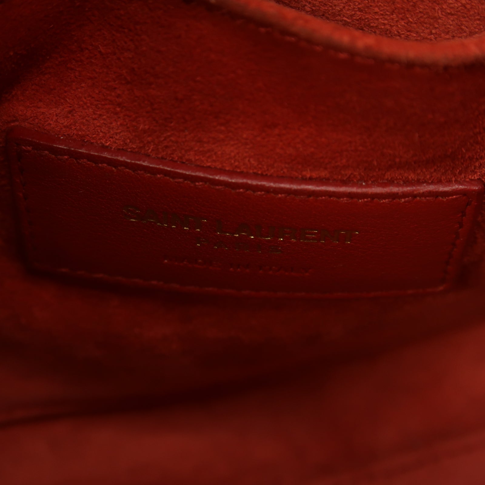 SAINT LAURENT 【激減優惠】牛皮皮革Sac De Jour 2 Way Shoulder Bag金扣手挽肩背兩用袋紅色
