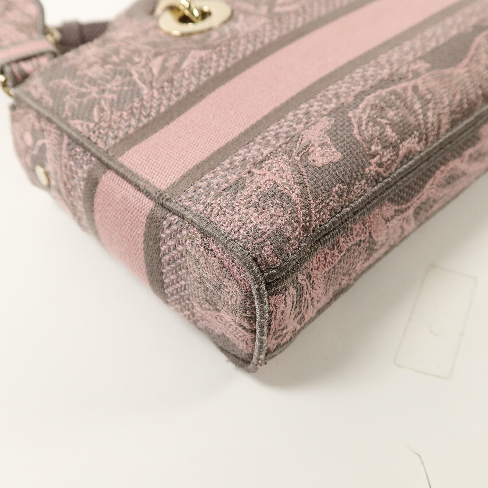 Dior 帆布Lady D-Joy Medium手挽肩背兩用袋