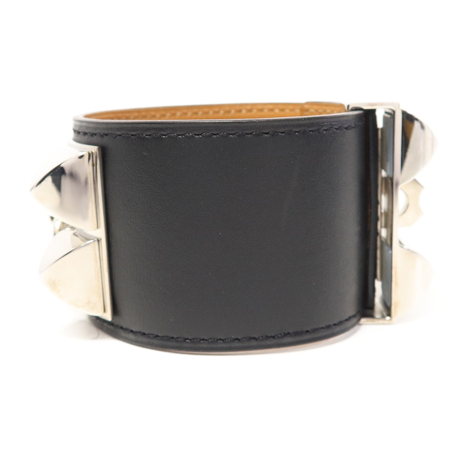 HERMES Swift皮革Collier De Chien手鐲Hermes#S