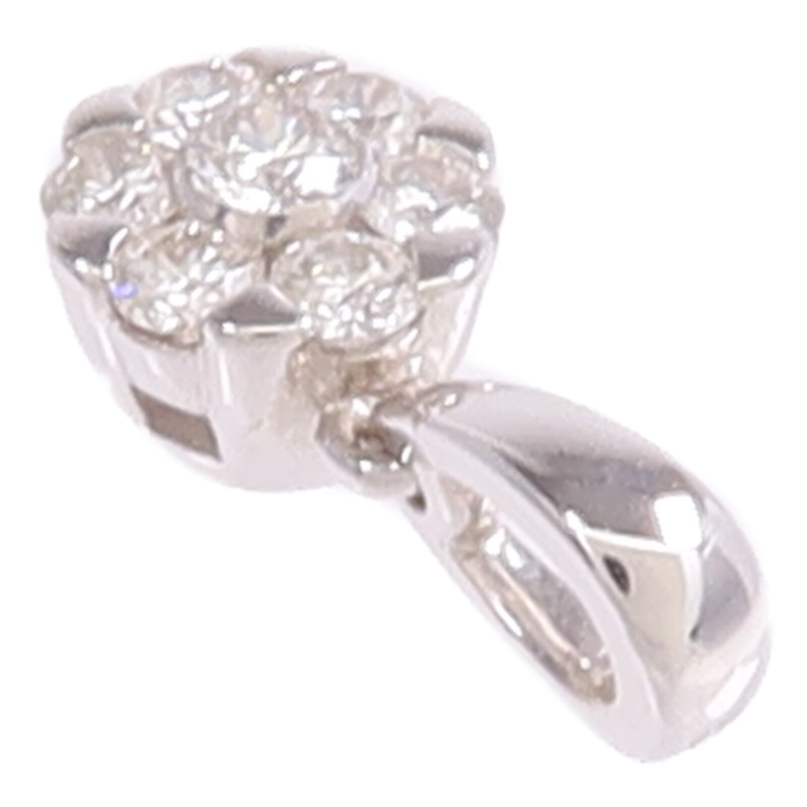 JEWELRY 18K白金Diamond Pendant Top鑽石吊墜