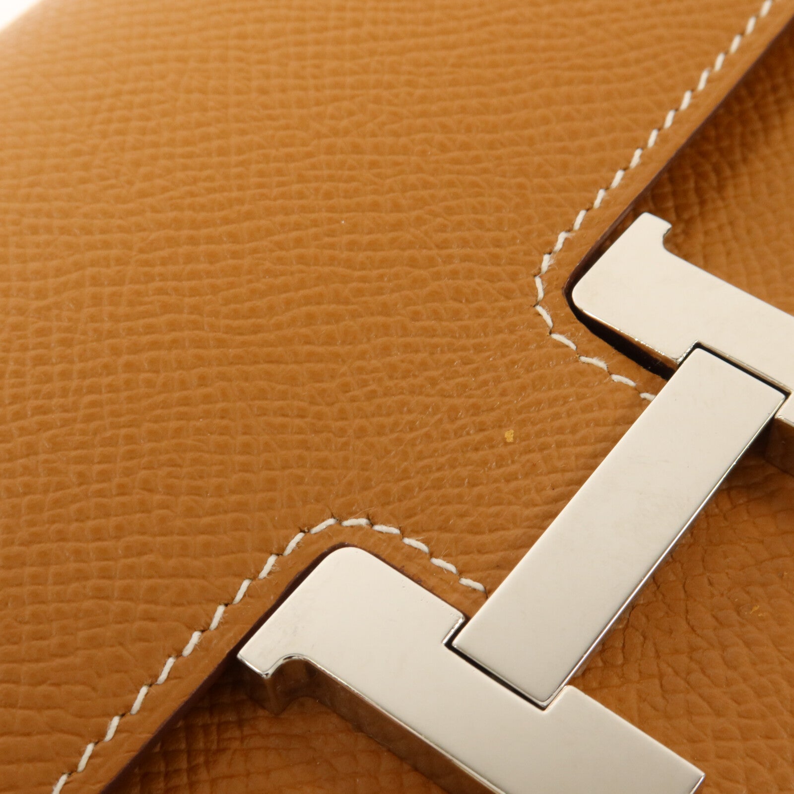 HERMES Epsom皮革Constance To Go肩背袋Gold