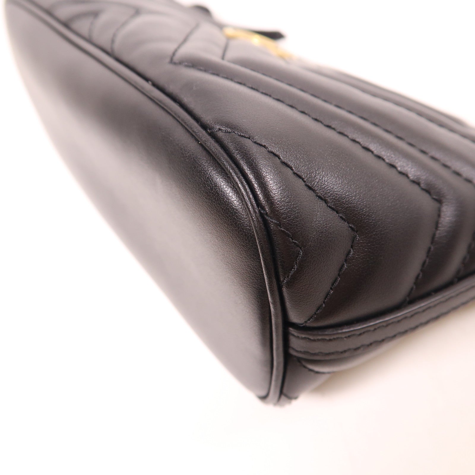 GUCCI 【激減優惠】牛皮皮革Marmont金扣肩背袋