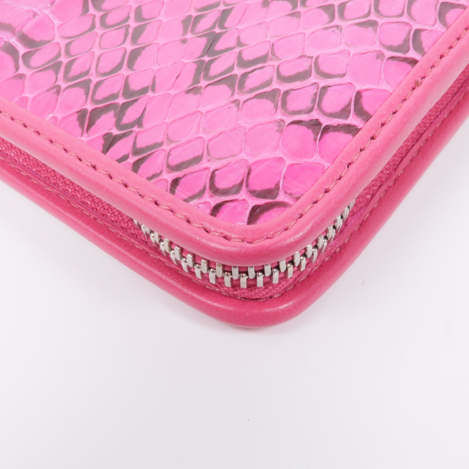 LOEWE 【激減優惠】牛皮皮革Zipped Long Wallet銀扣長錢包