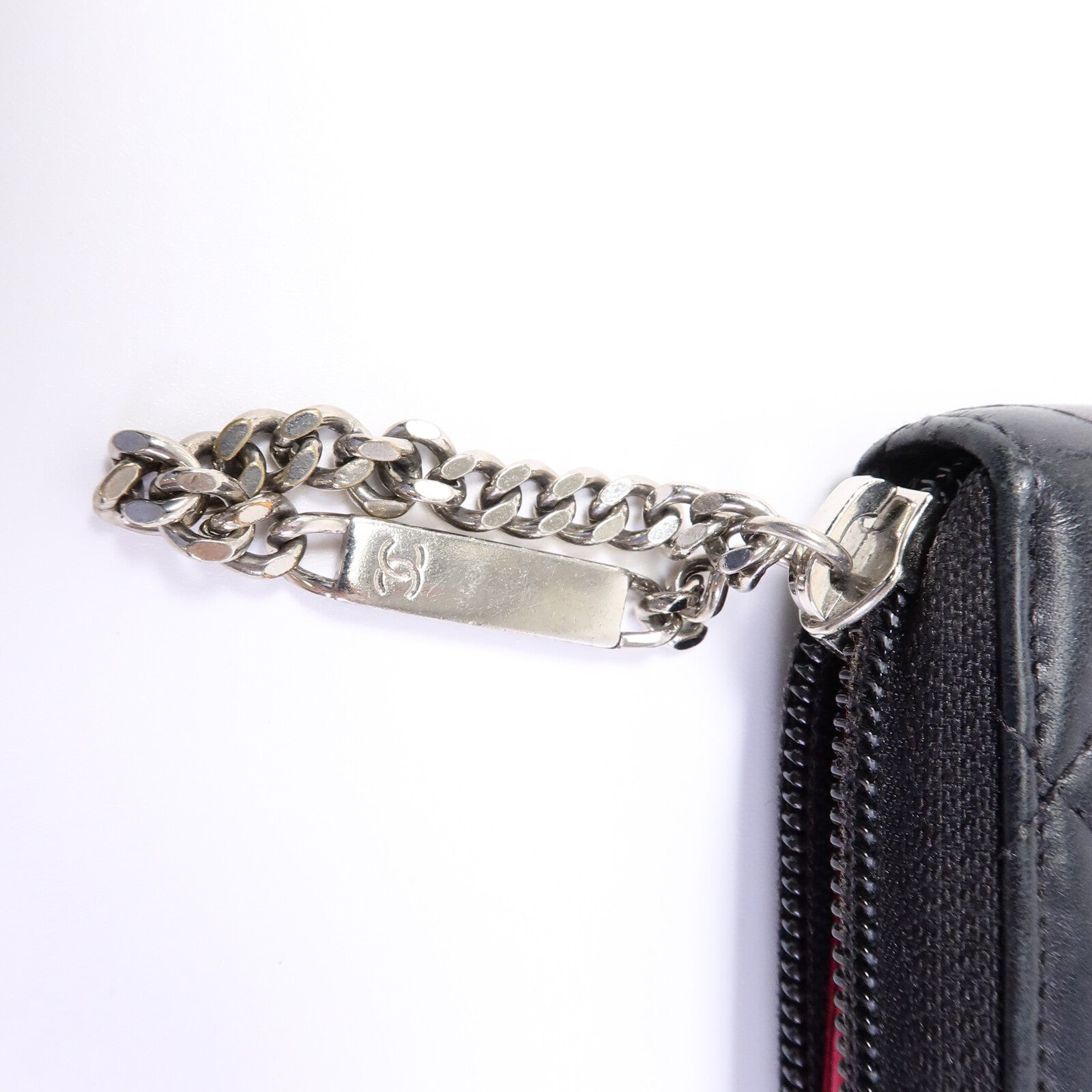 CHANEL 牛皮皮革Cambon Zipper Long Wallet長錢包