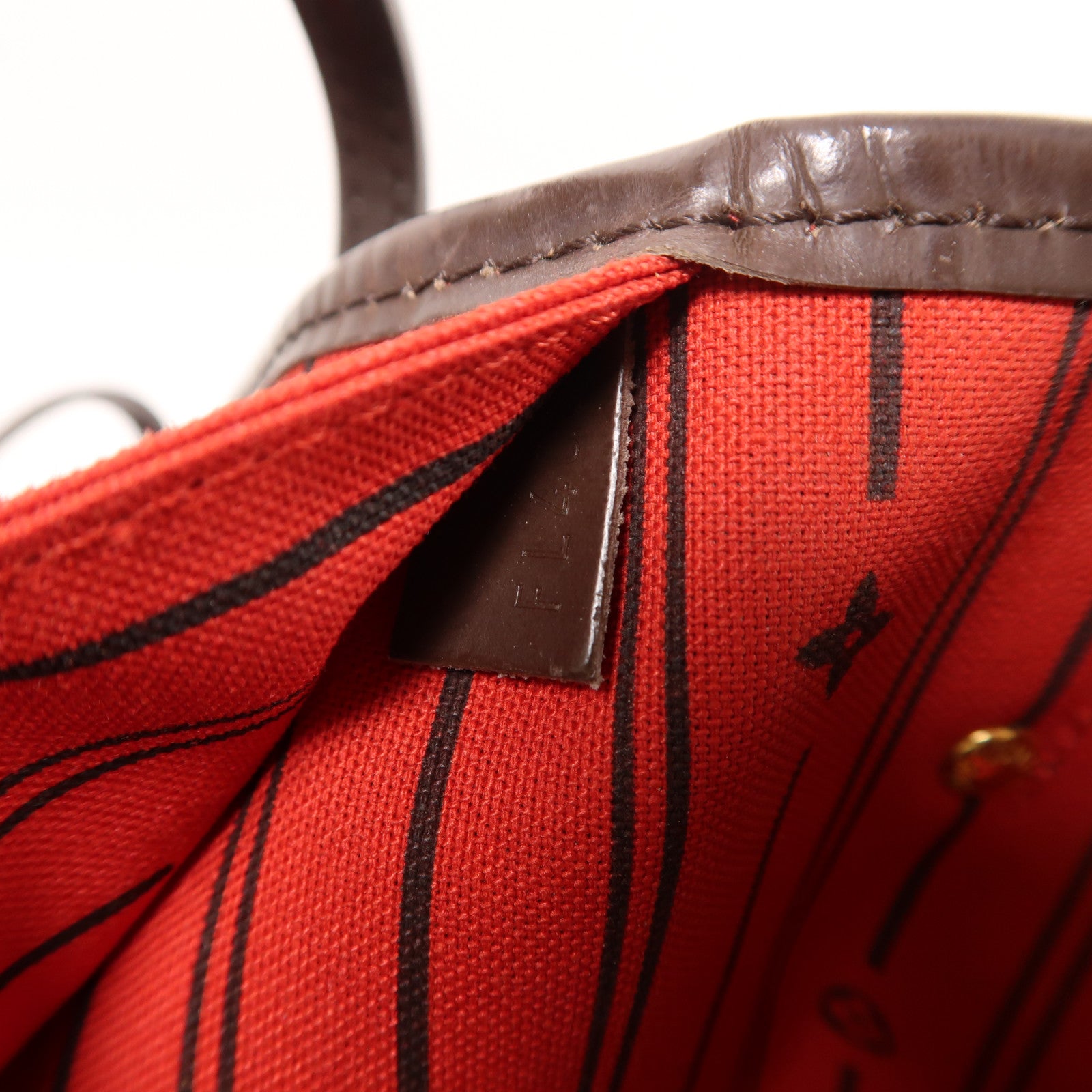 LOUIS VUITTON Damier Neverfull GM金扣肩背袋棕色