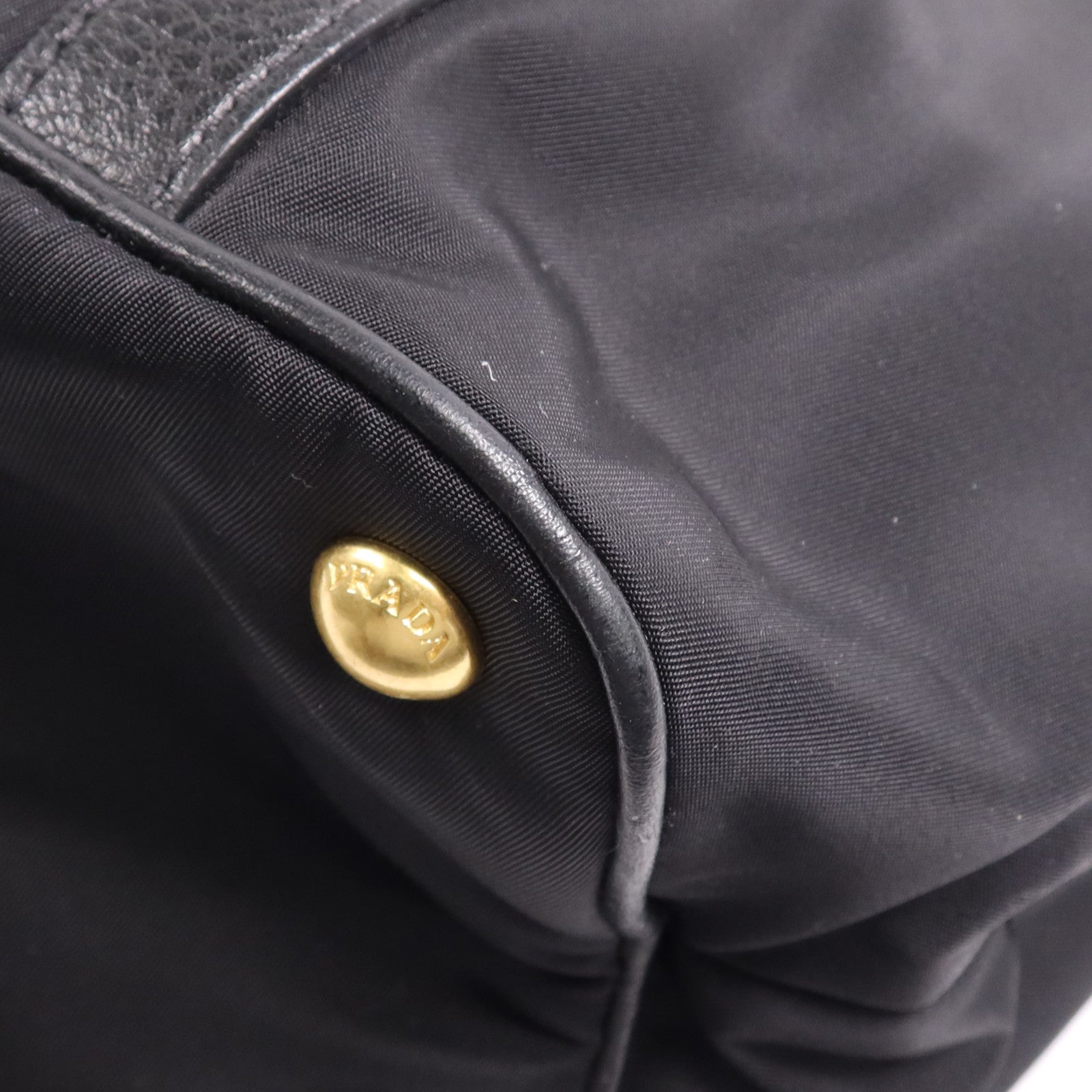 PRADA 尼龍2 Way Shoulder Bag金扣手挽肩背兩用袋