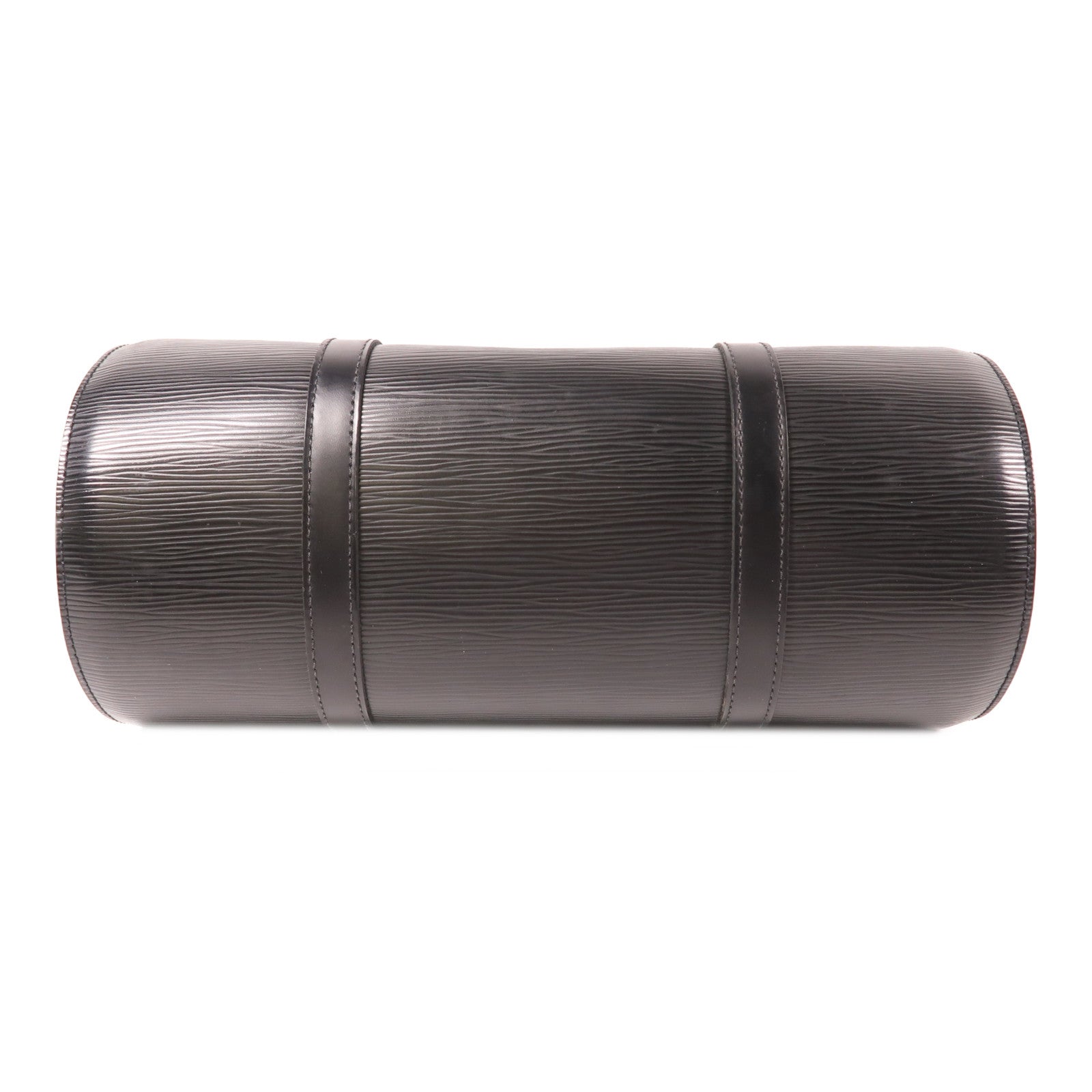 LOUIS VUITTON Epi Soufflot金扣肩背袋黑色