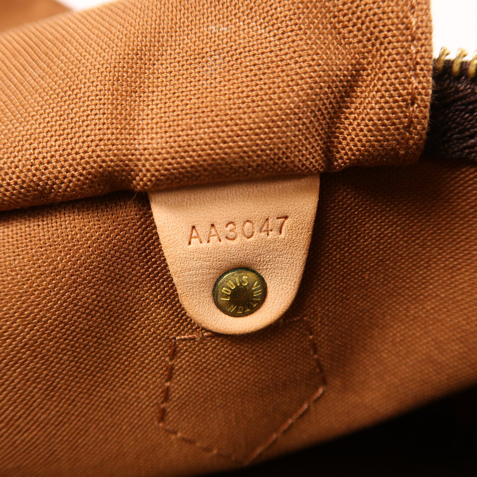 LOUIS VUITTON Monogram Speedy 35金扣手挽袋