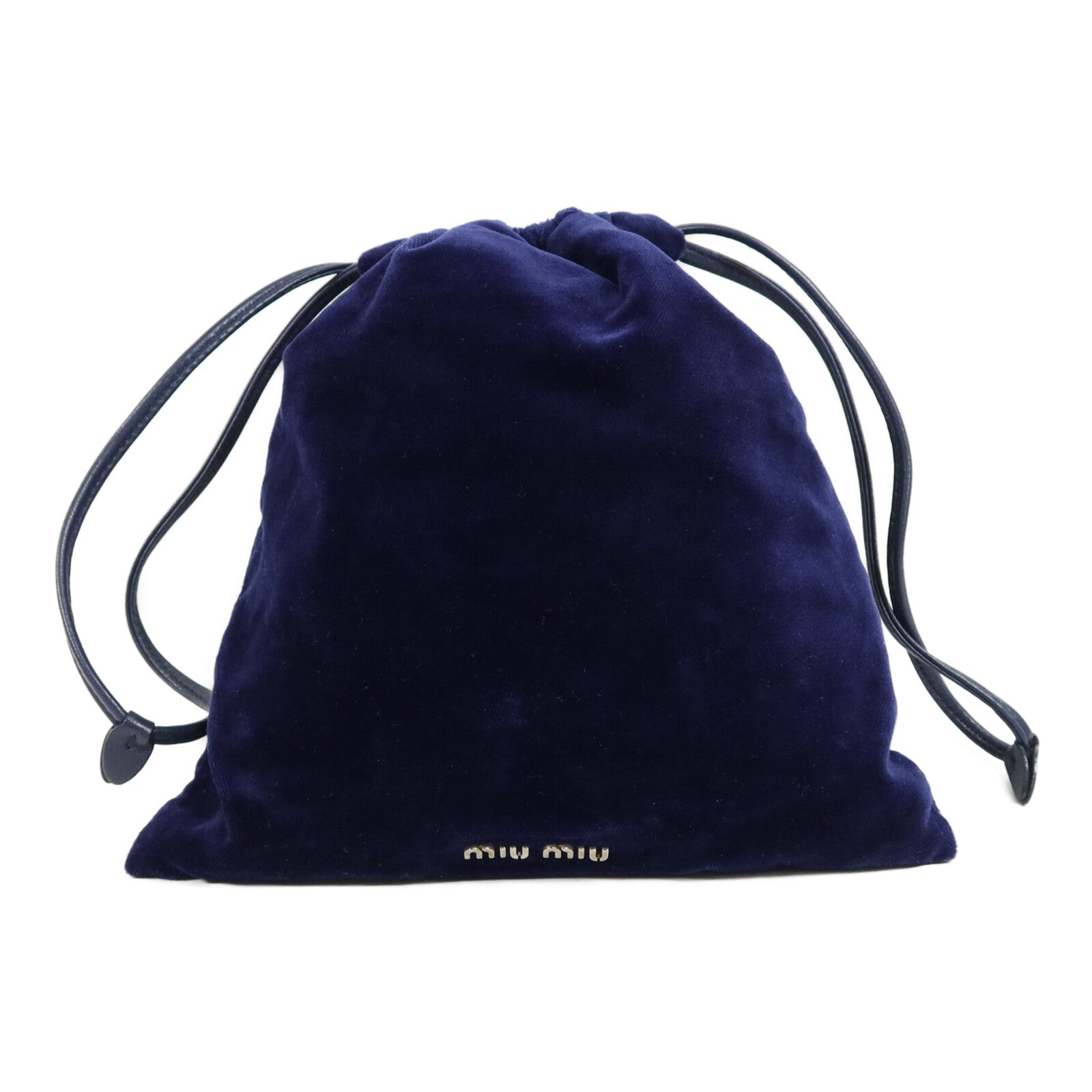 Miu Miu 天鵝絨Shoulder Bag鏈帶肩背袋