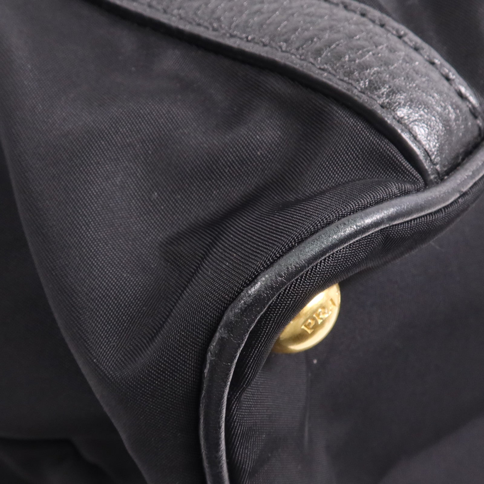 PRADA 尼龍2 Way Shoulder Bag金扣手挽肩背兩用袋