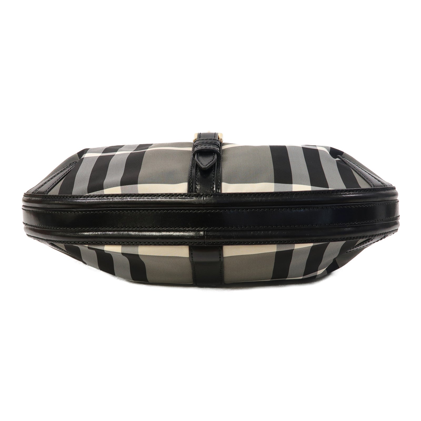 BURBERRY 尼龍Shoulder Bag金扣肩背袋黑色/灰色/白色