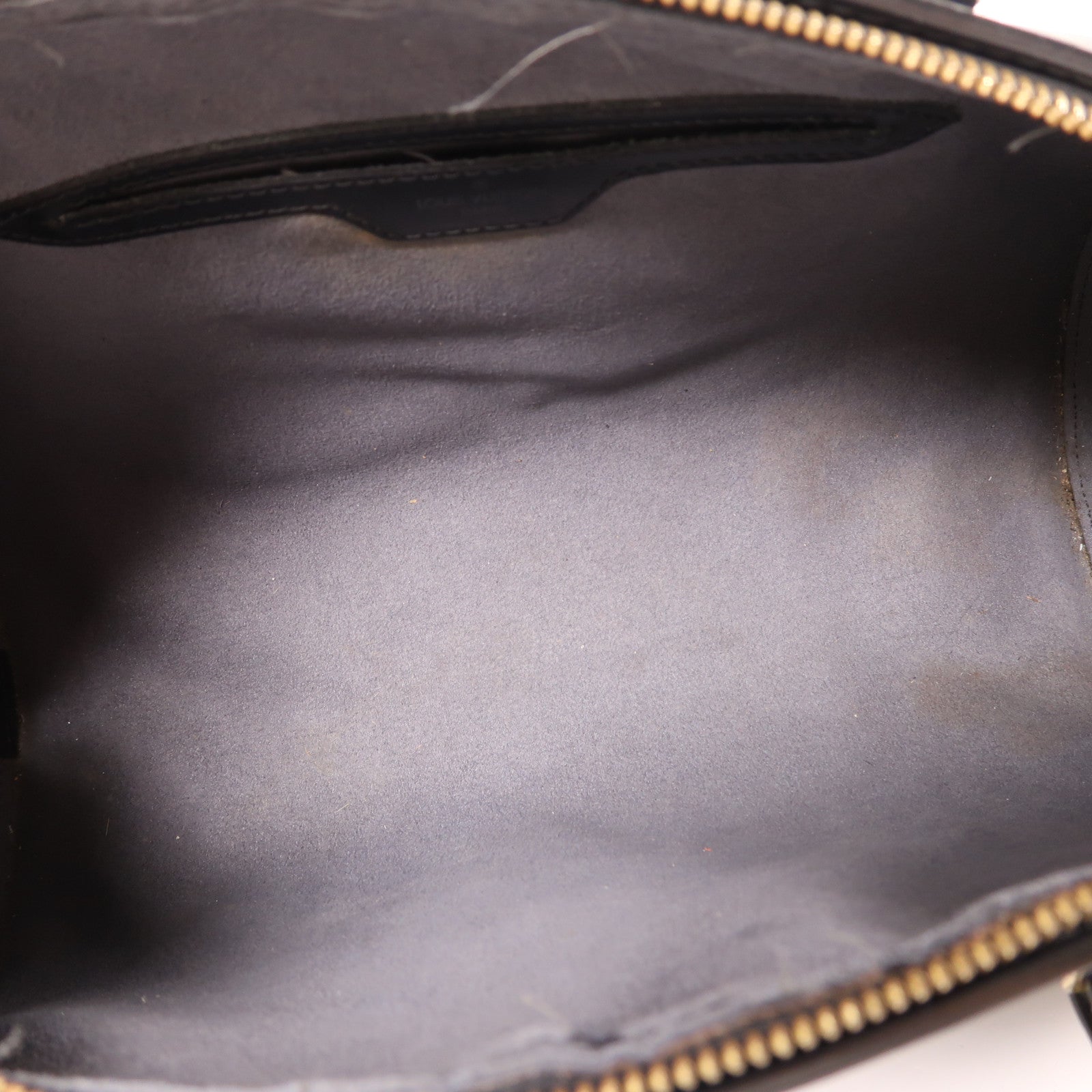 LOUIS VUITTON Epi Soufflot金扣肩背袋黑色